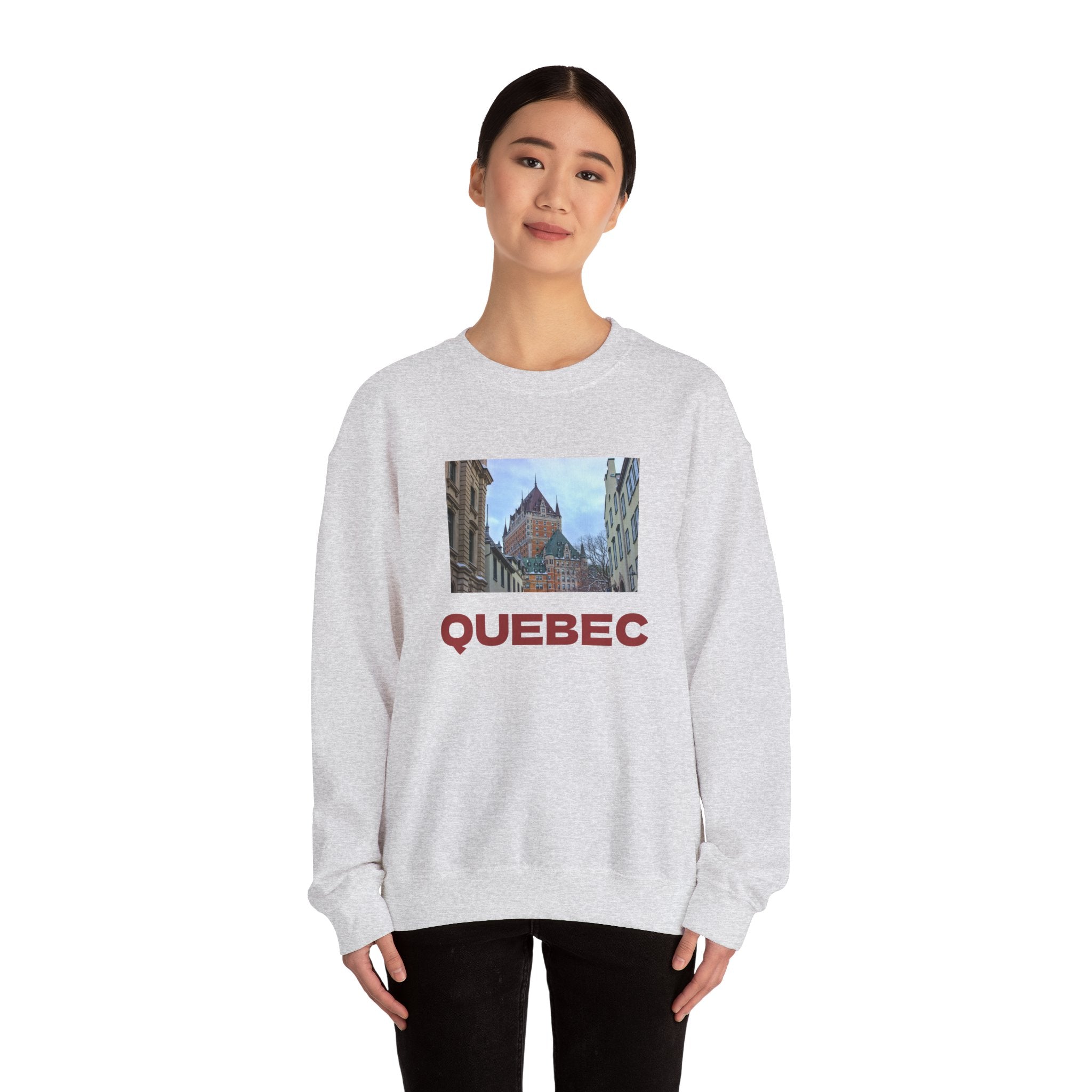 Viringee Quebec Vintage Crewneck Unisex Sweatshirt