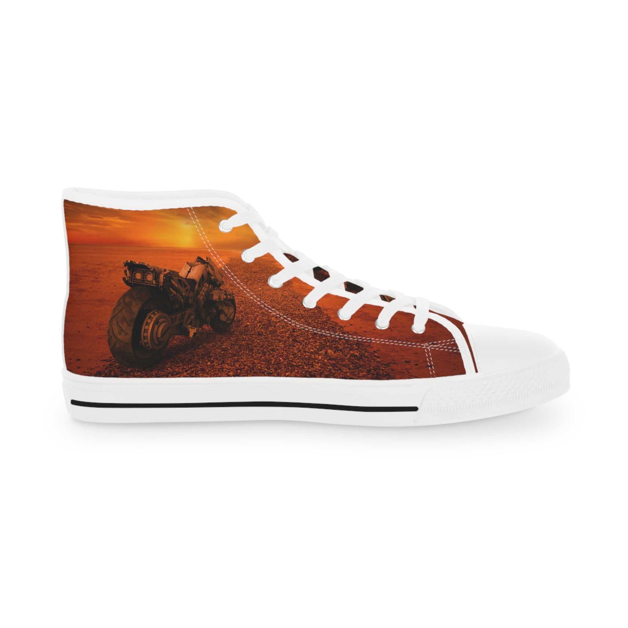 Viringee Sunset Scene Men's High Top Sneakers