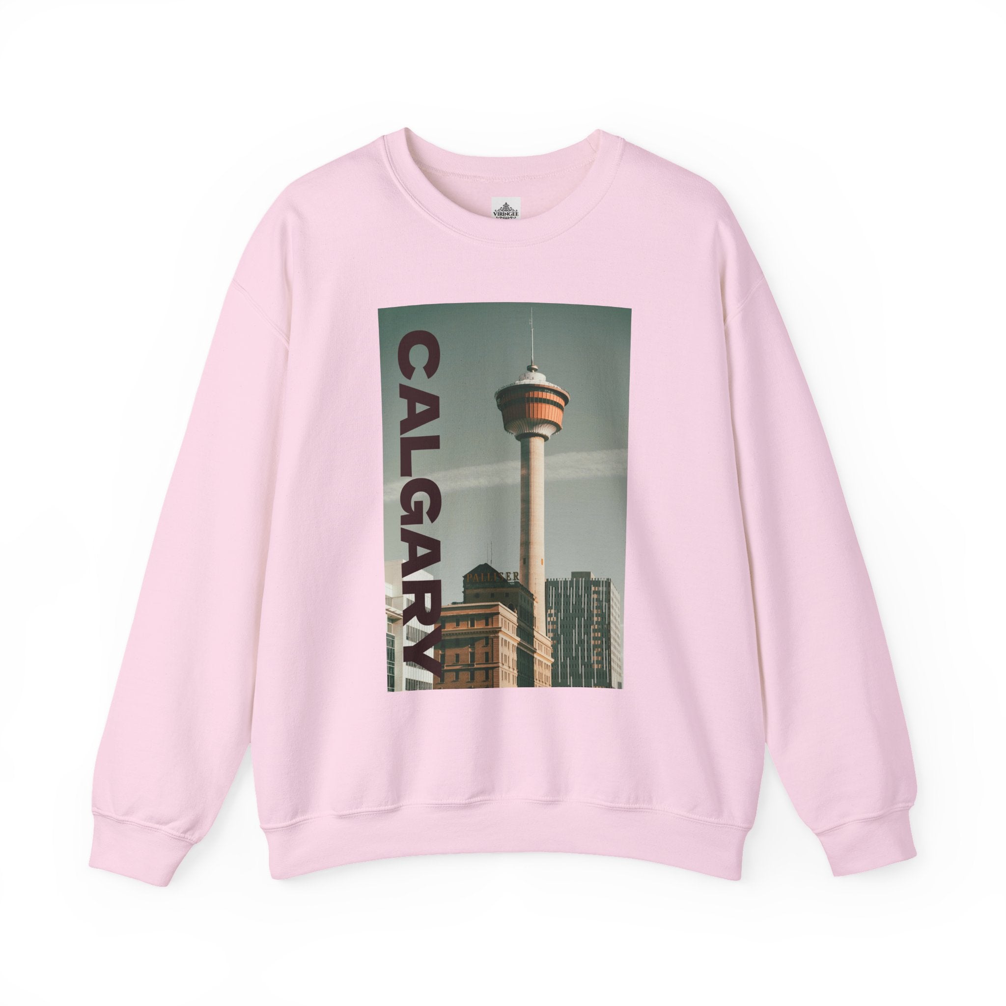 Viringee Calgary Tower Crewneck Sweatshirt