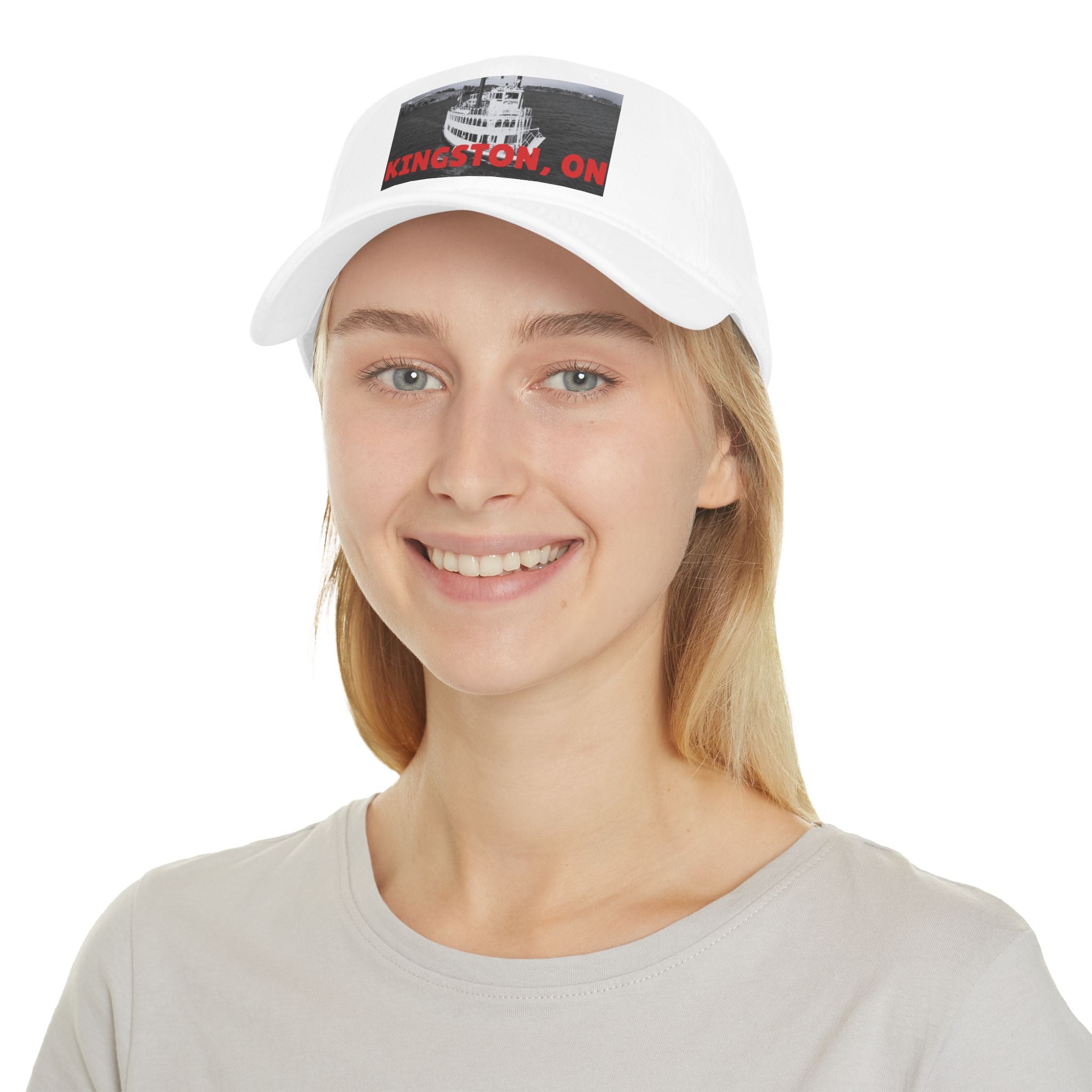 Adjustable Kingston ON low profile cap with printed graphic