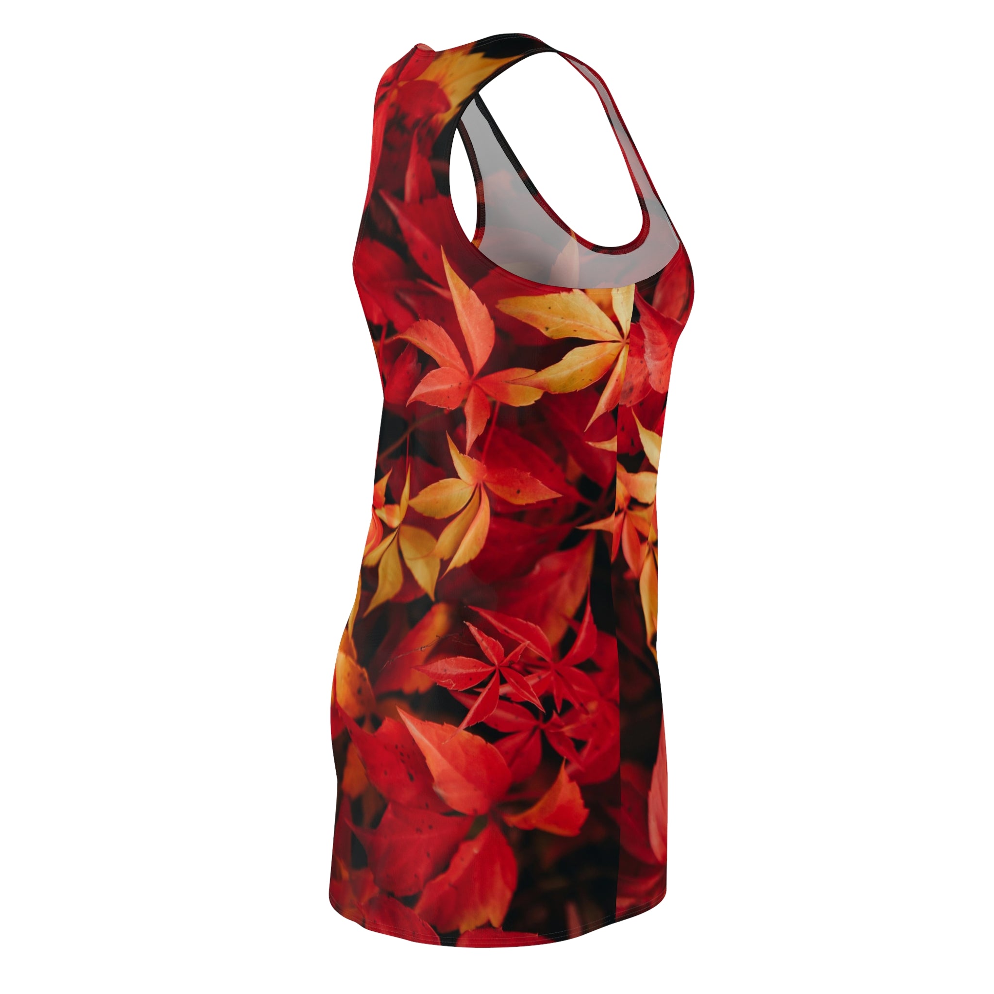 Viringee Autumn Leaf Racerback Dress