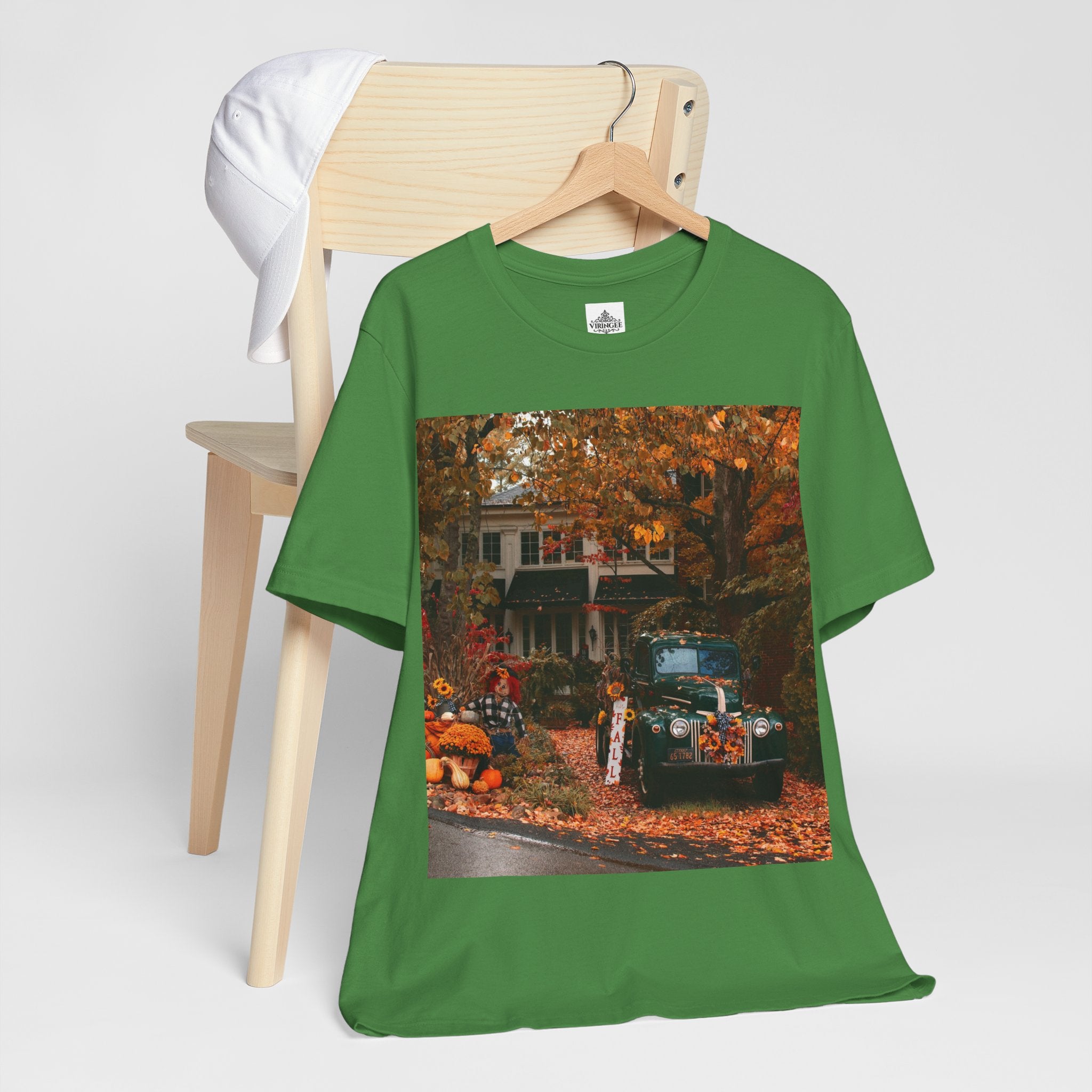 Viringee Autumn Vibes Unisex Jersey T Shirt