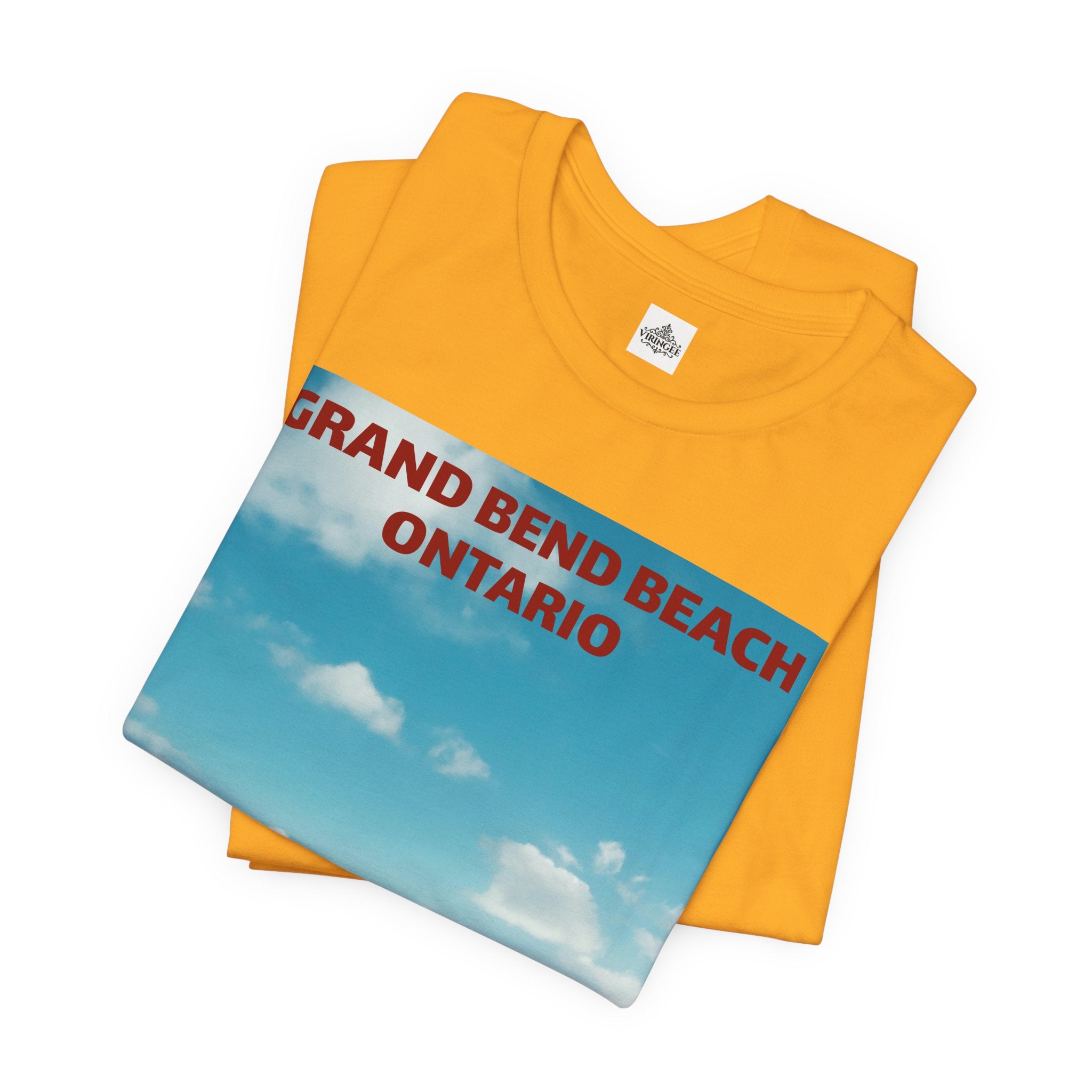 Viringee Grand Bend Beach Ontario Unisex Jersey Beach Tee