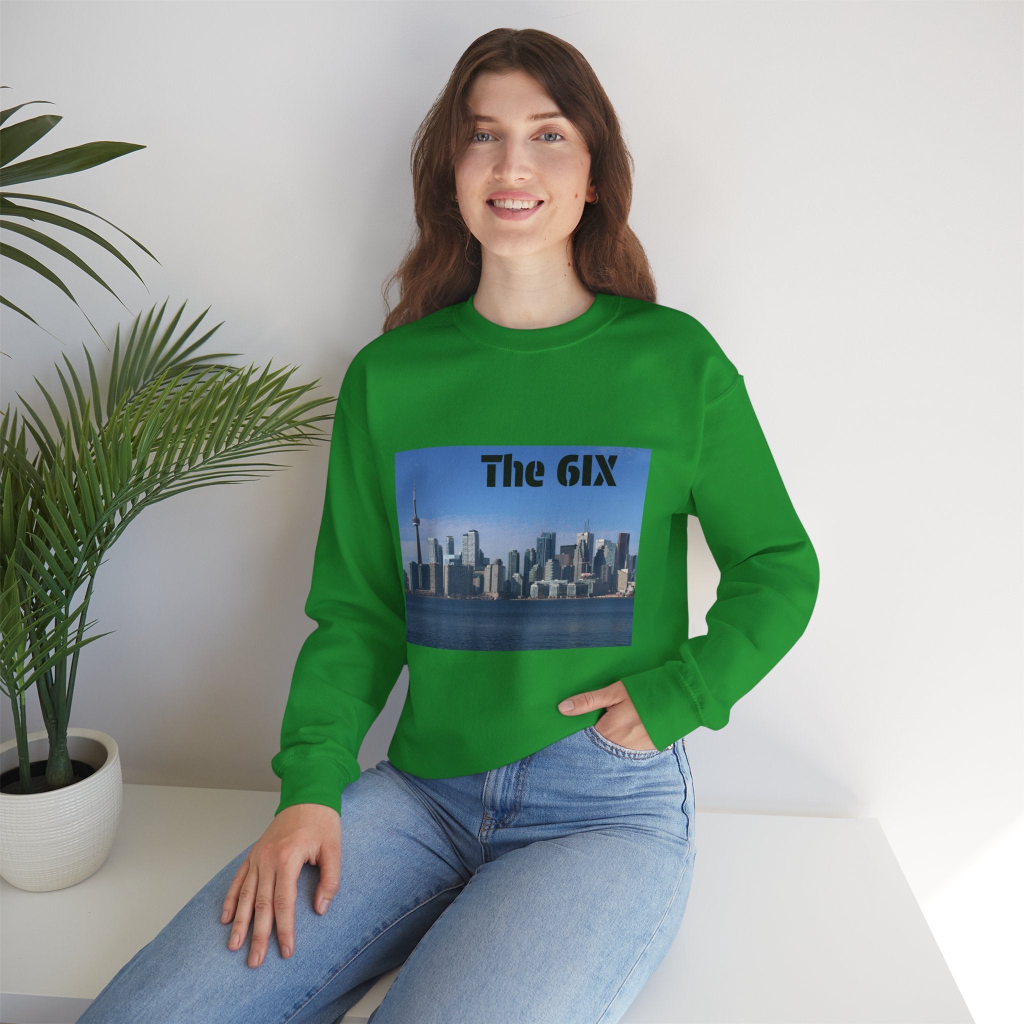 Viringee Toronto Skyline Unisex Crewneck Sweatshirt