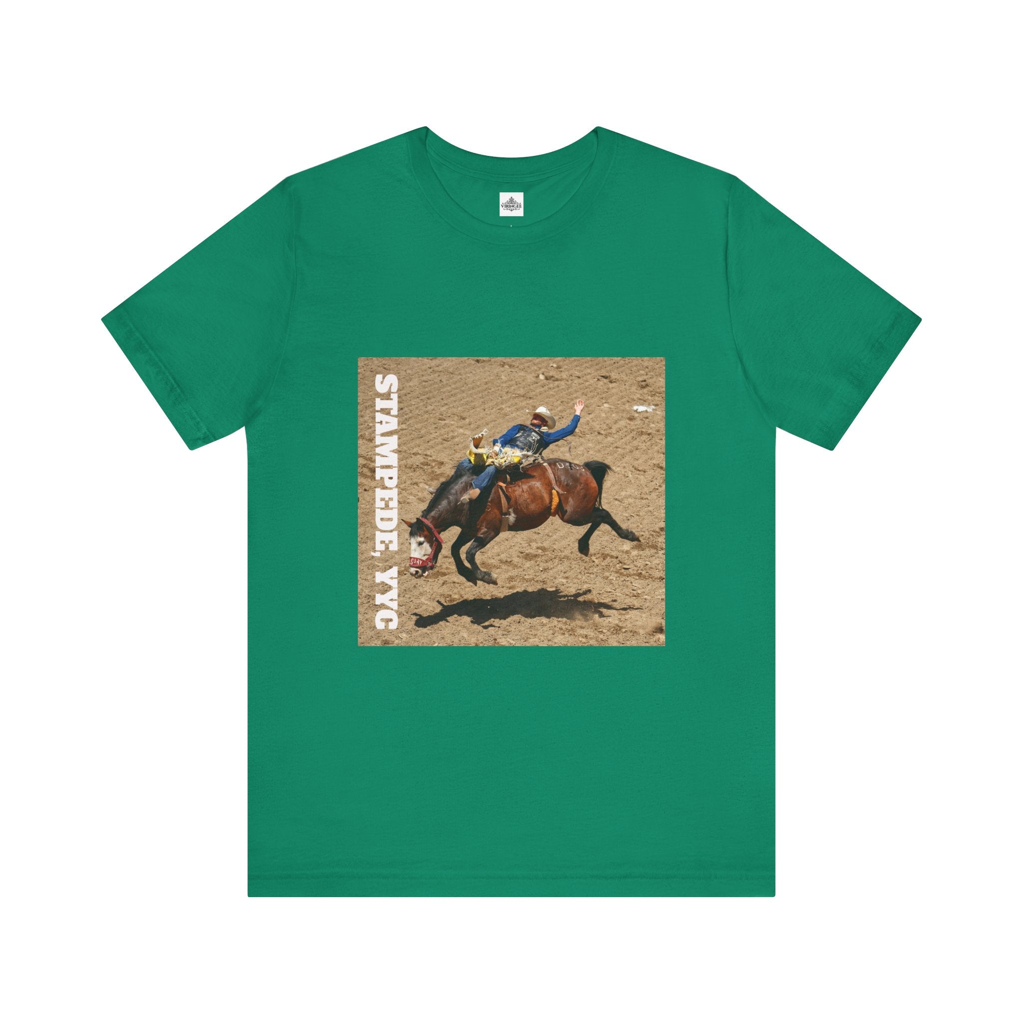 Unisex Calgary rodeo T-shirt by Viringee with Stampede design