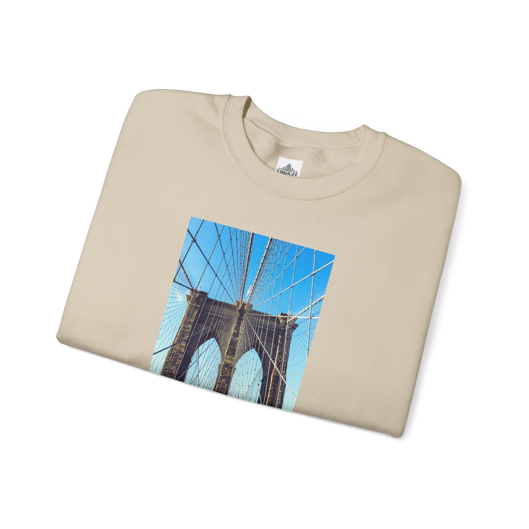 Viringee Brooklyn Bridge Crewneck Sweatshirt