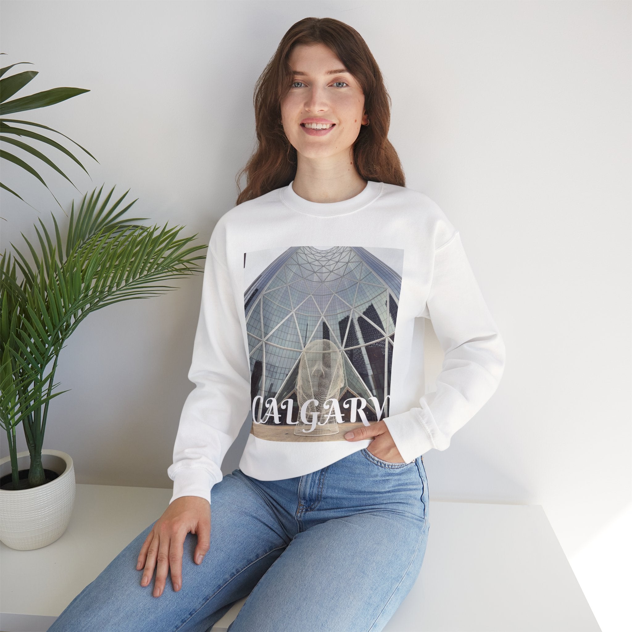 Viringee Calgary Graphic Crewneck Sweatshirt
