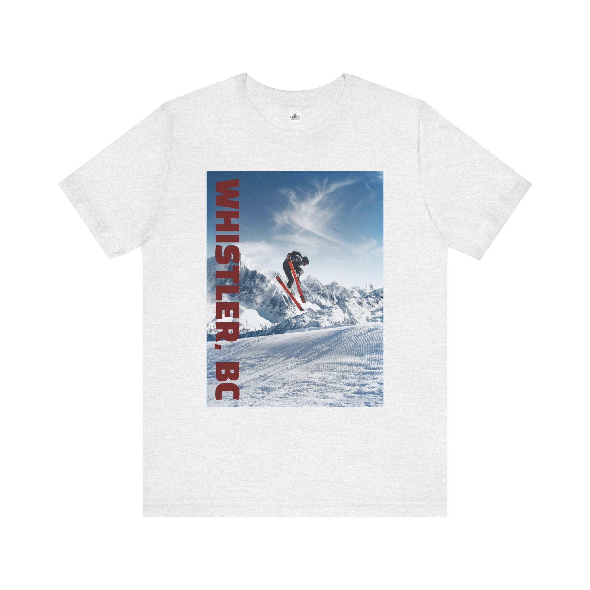 Viringee Whistler BC Snowboarder Short Sleeve Tee