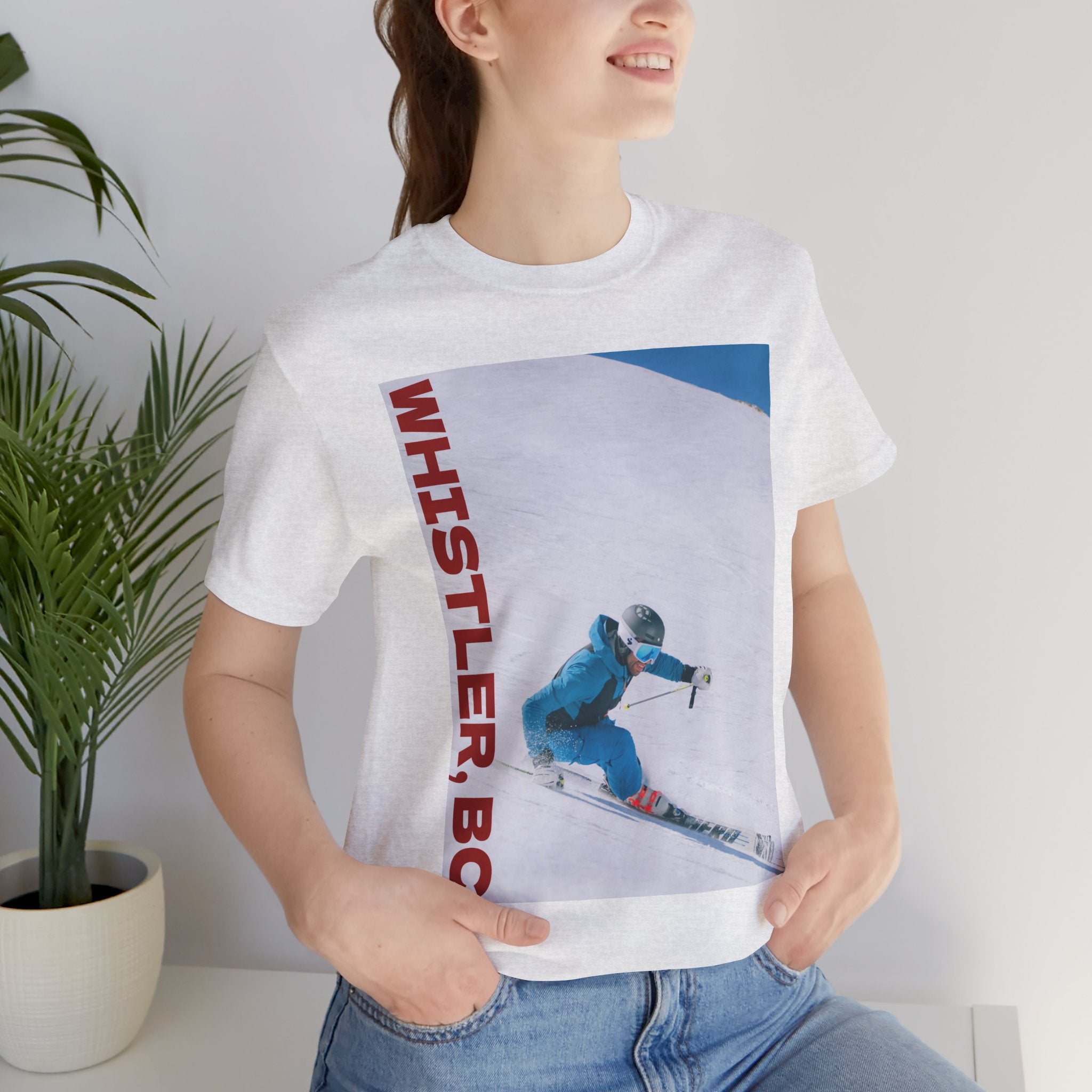 Whistler mountain pride T-shirt, unisex casual wear