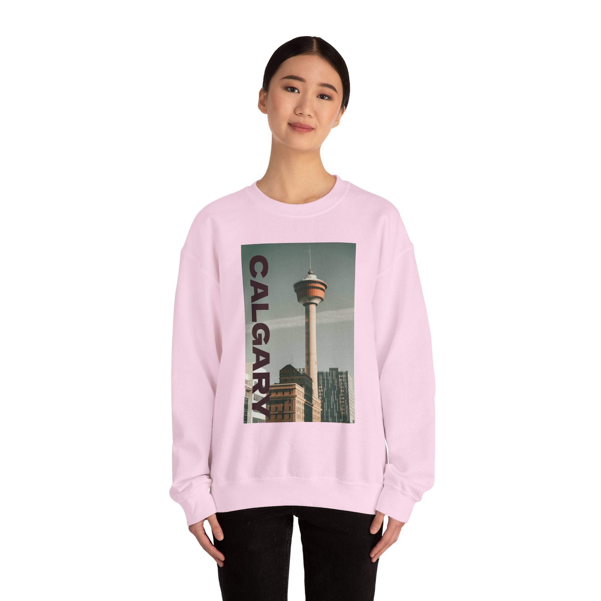 Viringee Calgary Tower Crewneck Sweatshirt
