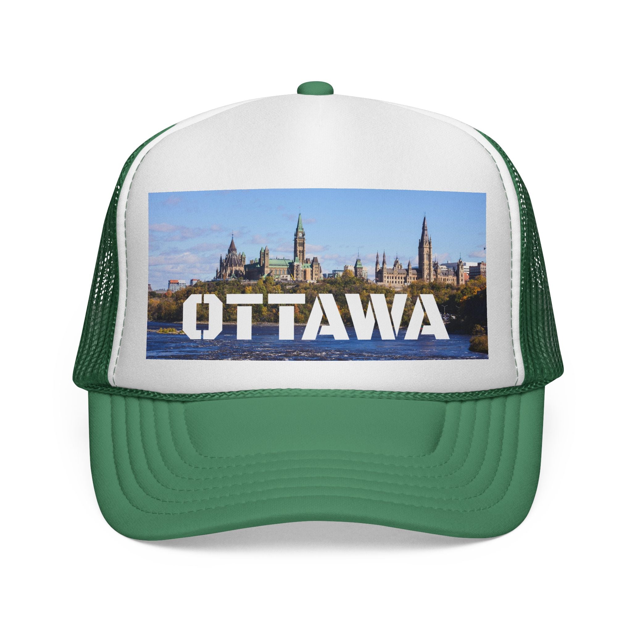 Viringee Adjustable Ottawa city trucker cap with printed design