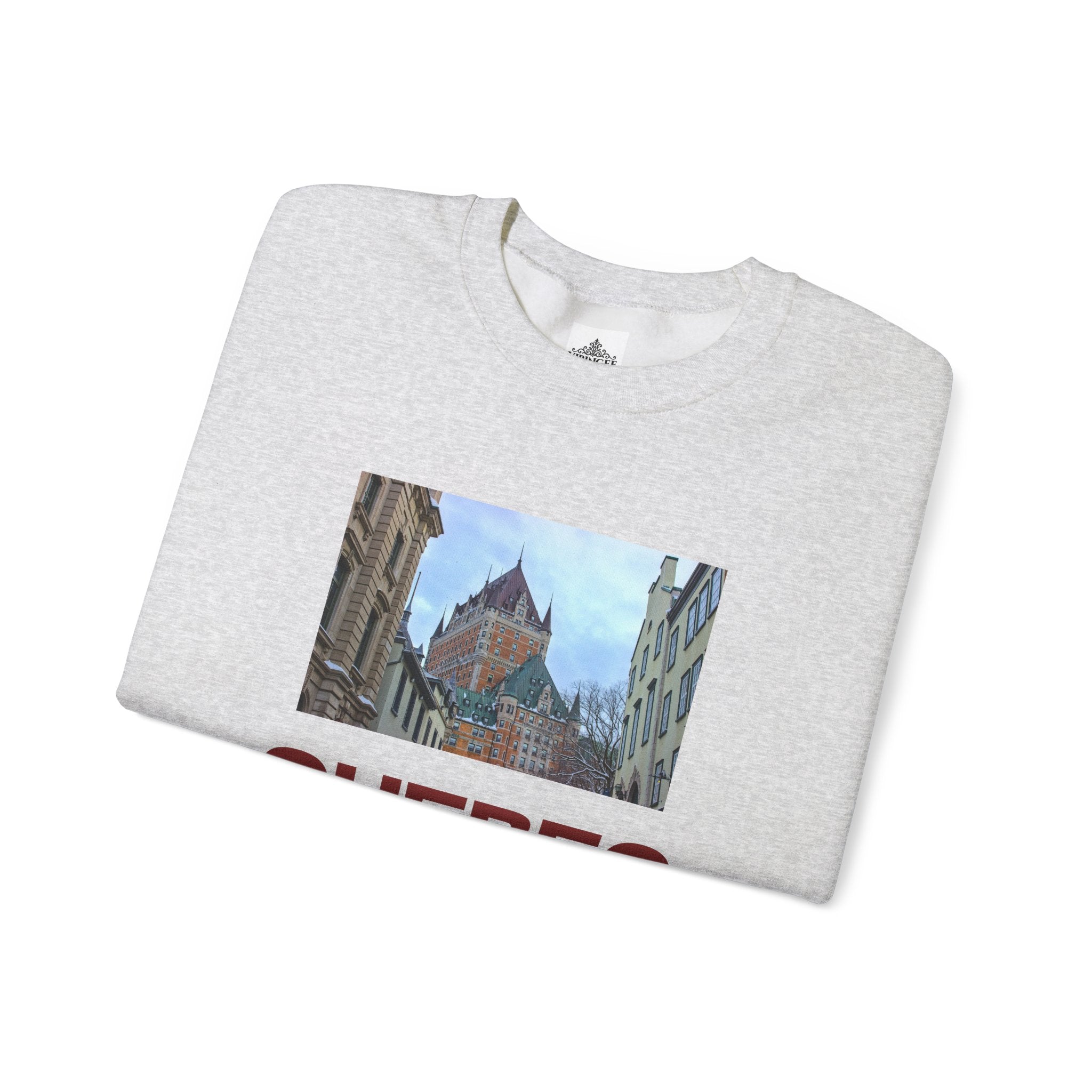 Viringee Quebec Vintage Crewneck Unisex Sweatshirt