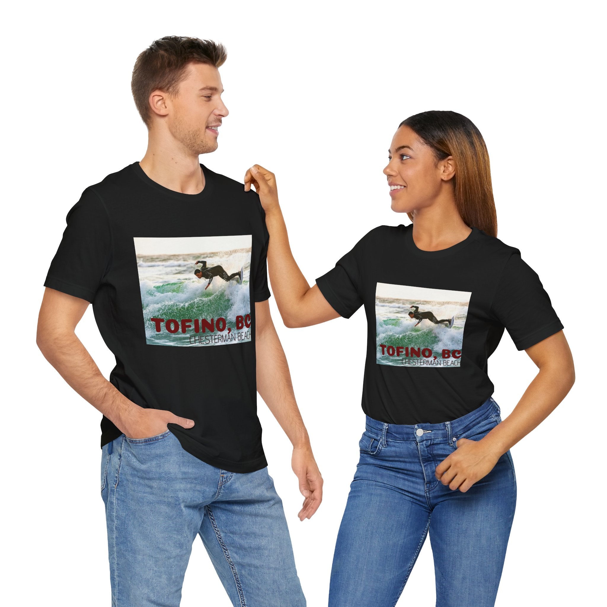 Viringee Tofino Chesterman Beach Surfing Graphic Tee