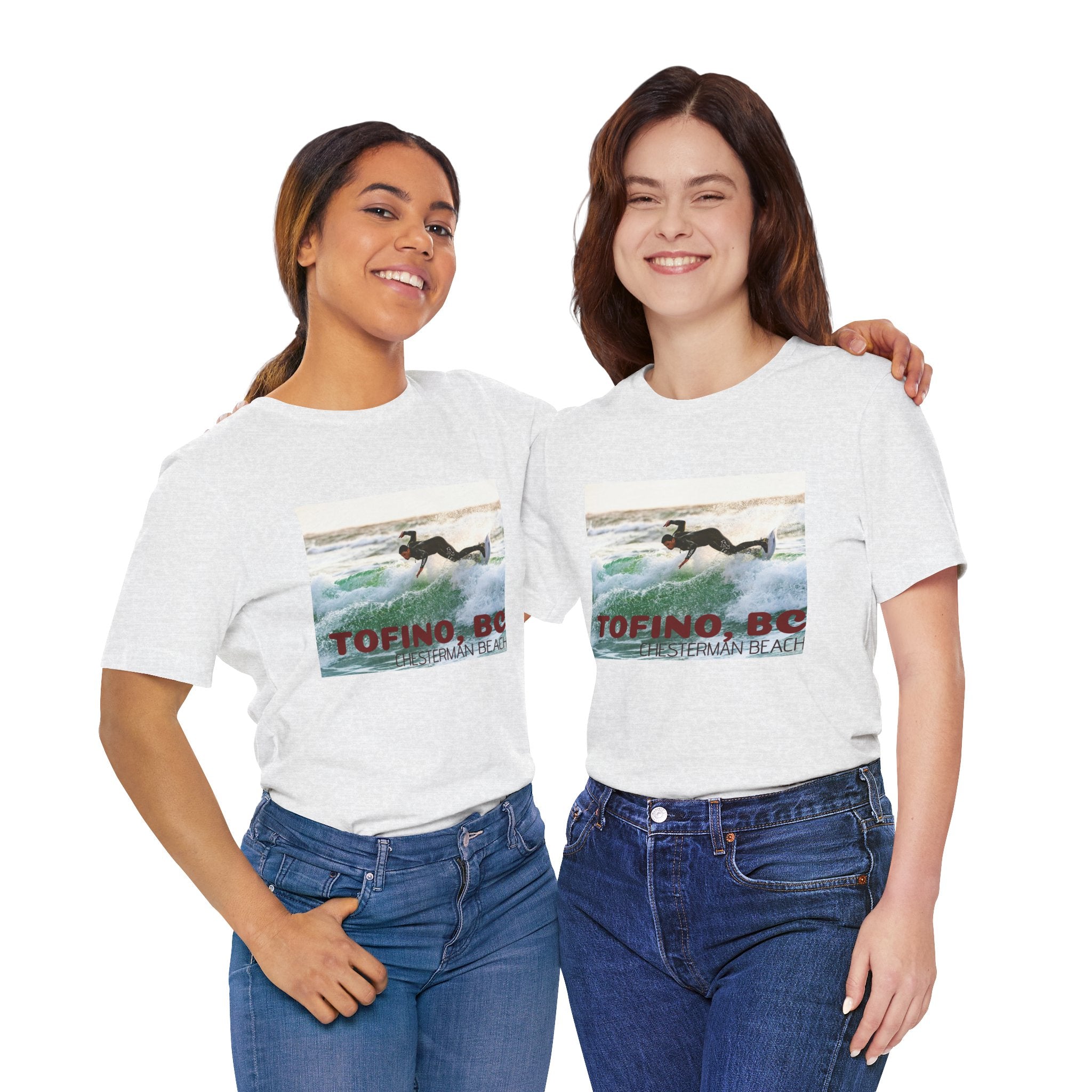 Viringee Tofino Chesterman Beach Surfing Graphic Tee