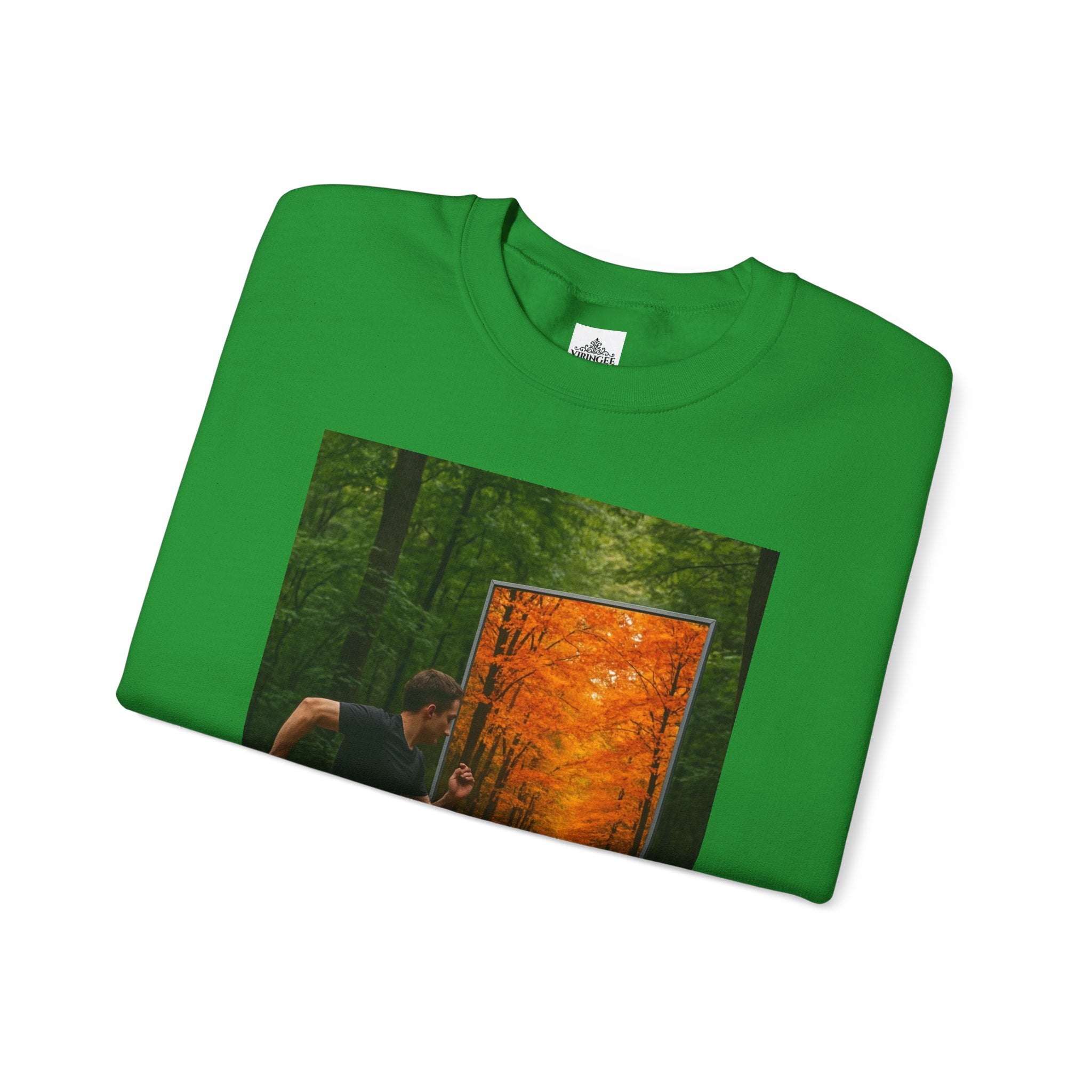 Viringee Fall Door Unisex Heavy Blend™ Crewneck Sweatshirt