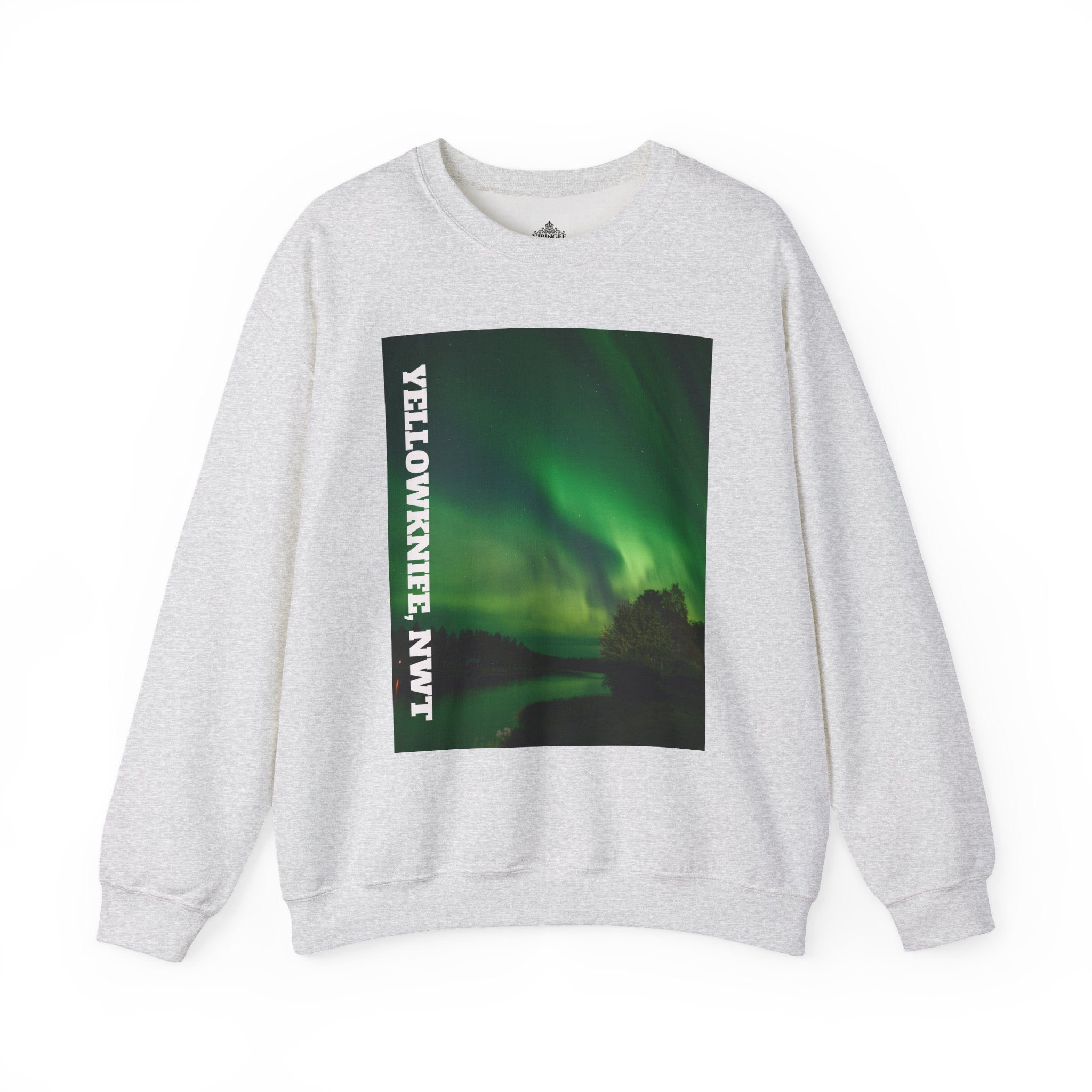 Viringee Yellowknife, NWT Lights Crewneck Sweatshirt
