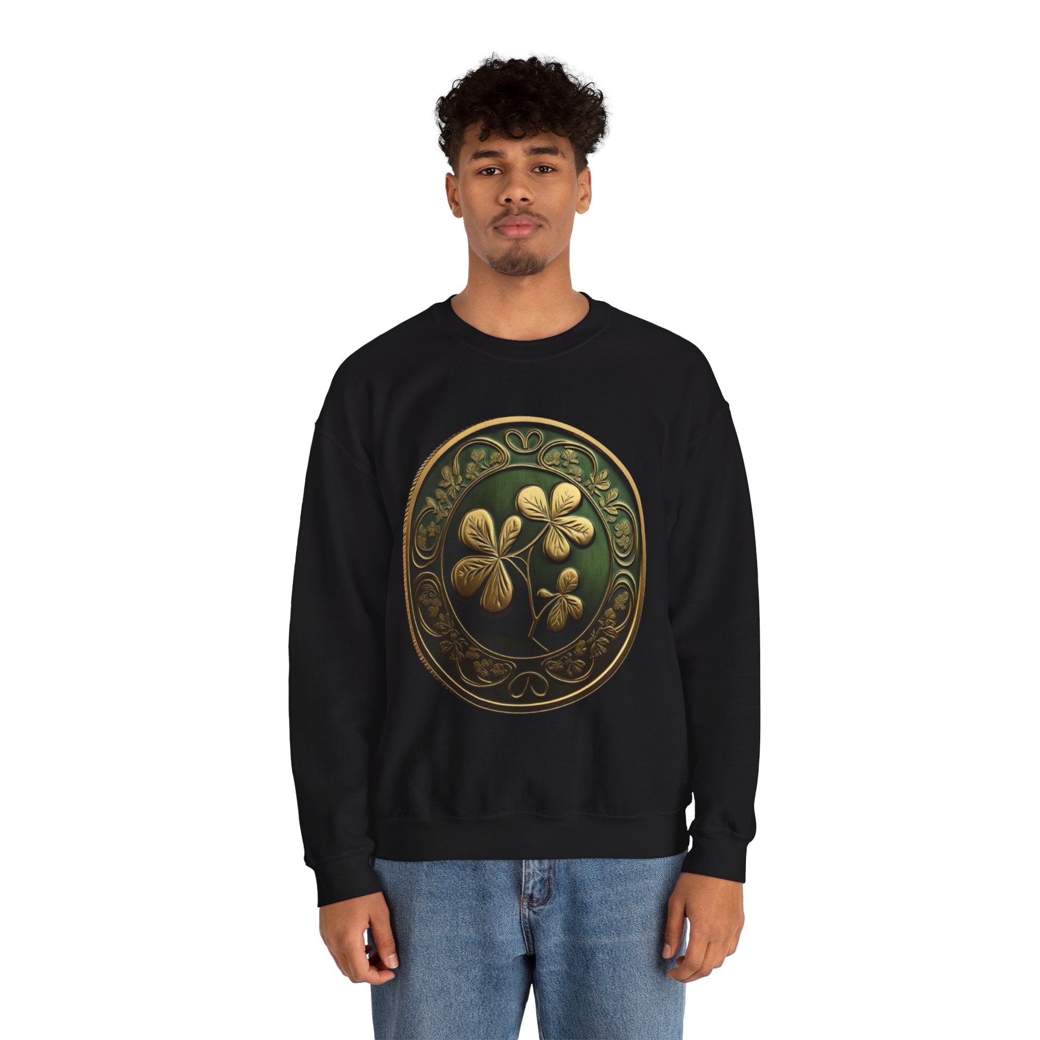 Viringee Seal of leaves Crewneck Sweatshirt