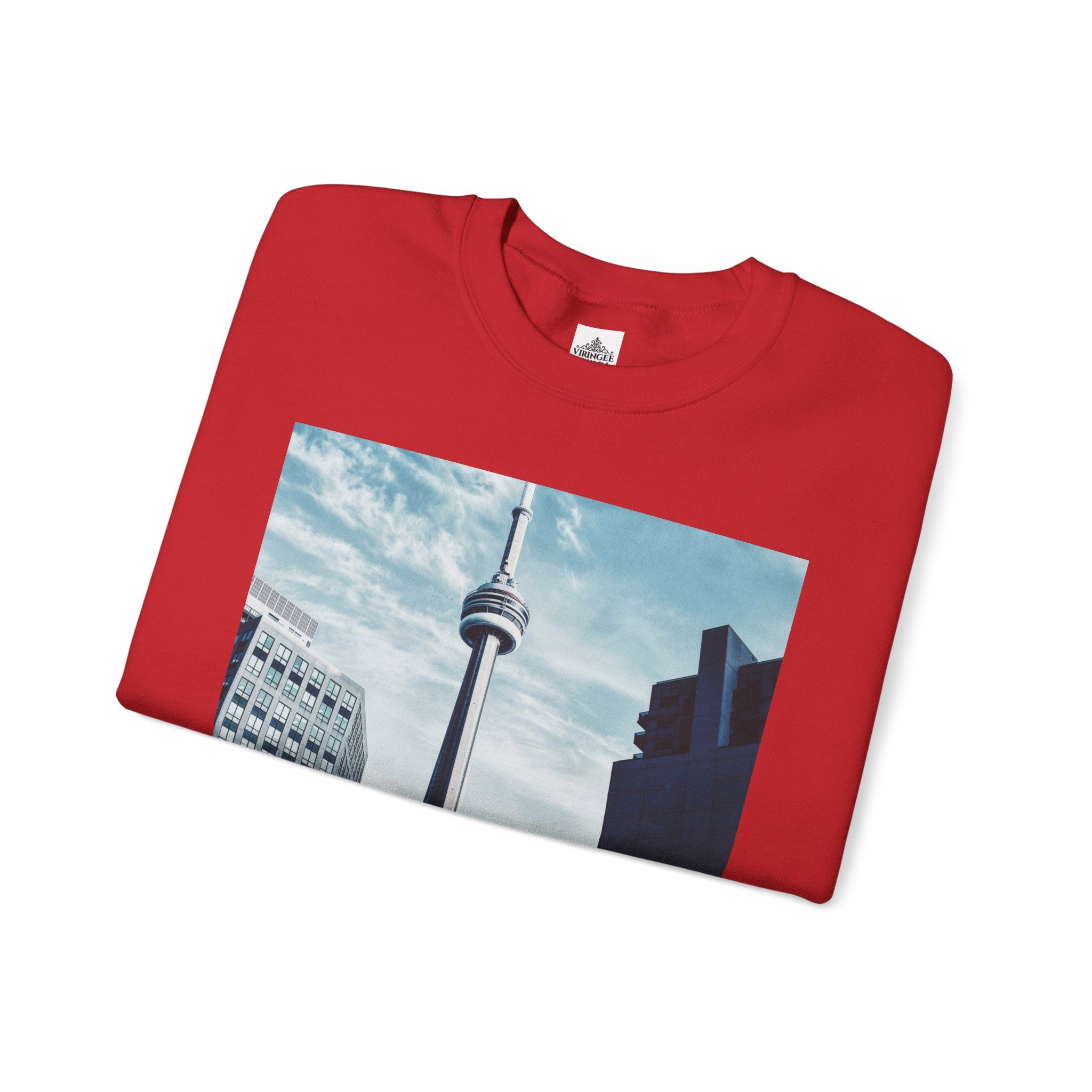 Viringee Toronto CN Tower Unisex Crewneck Sweatshirt