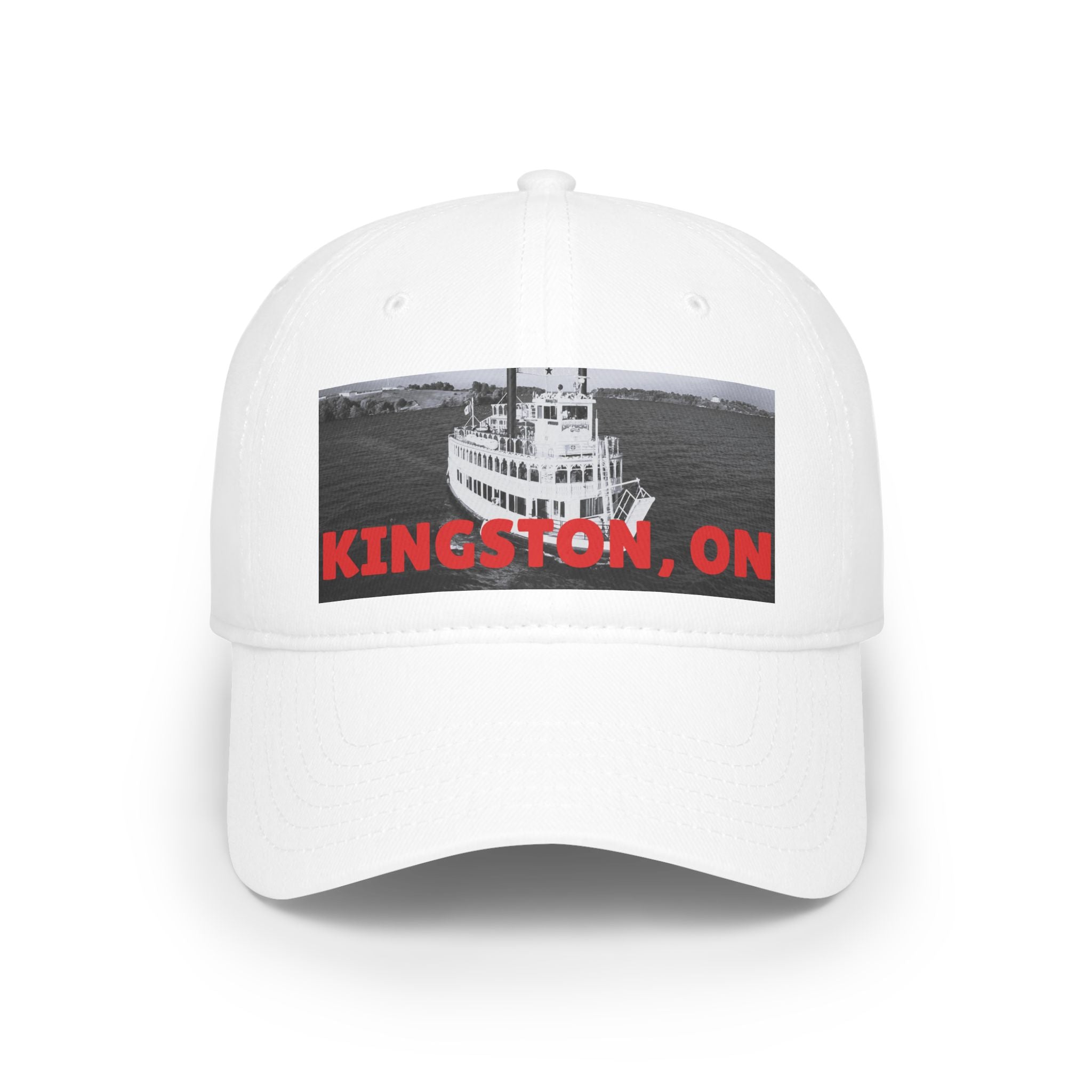Adjustable Kingston ON low profile cap with printed graphic