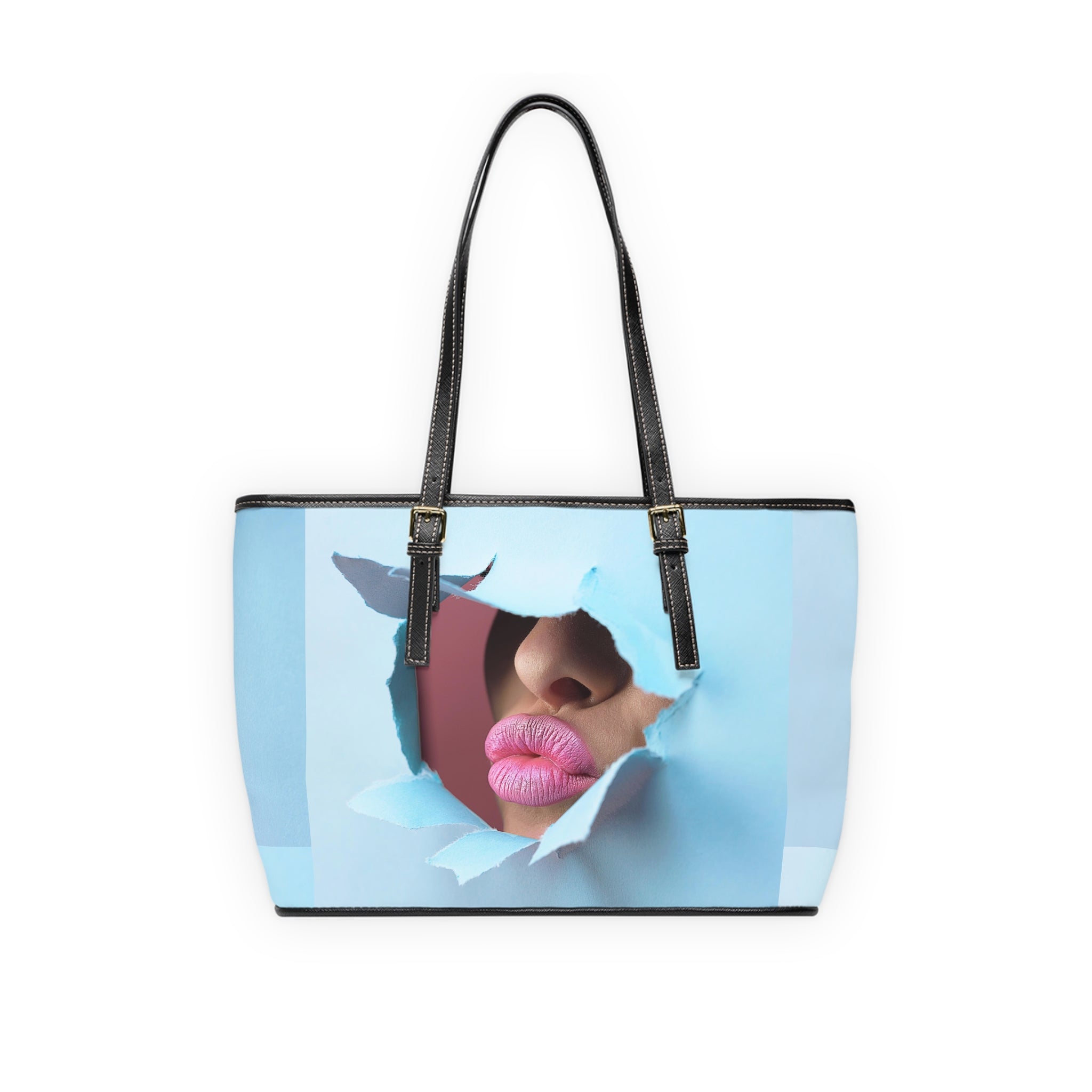 Viringee Lipstick Shoulder Tote Bag