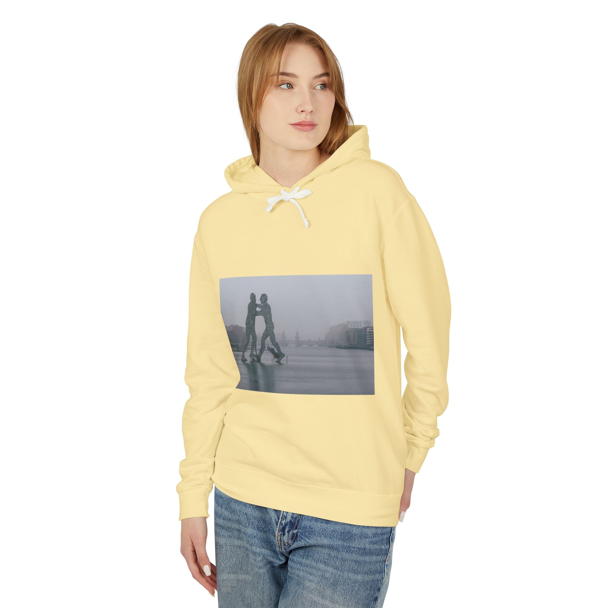 Viringee Molecule Man Unisex Lightweight Hooded Sweatshirt