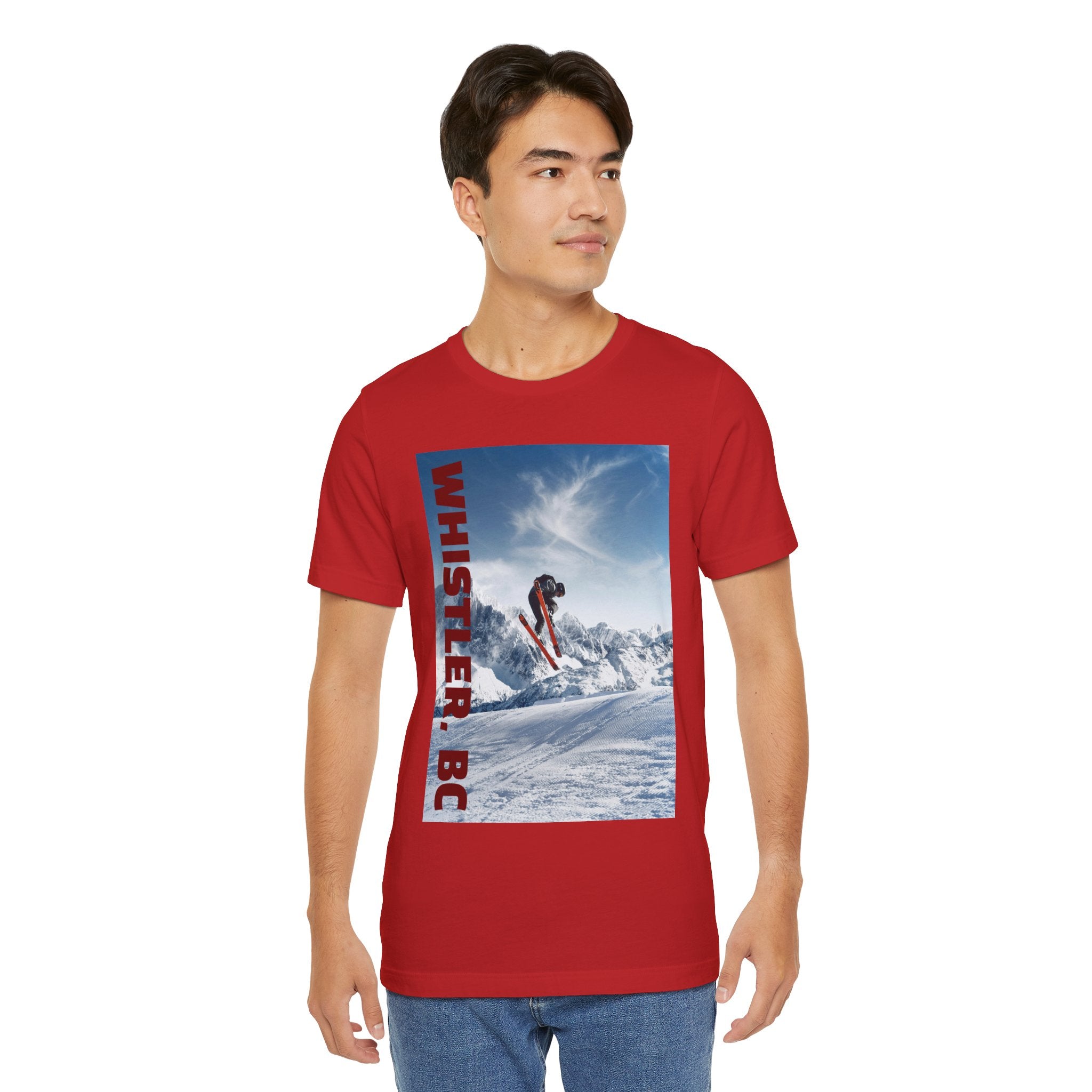 Viringee Whistler BC Snowboarder Short Sleeve Tee