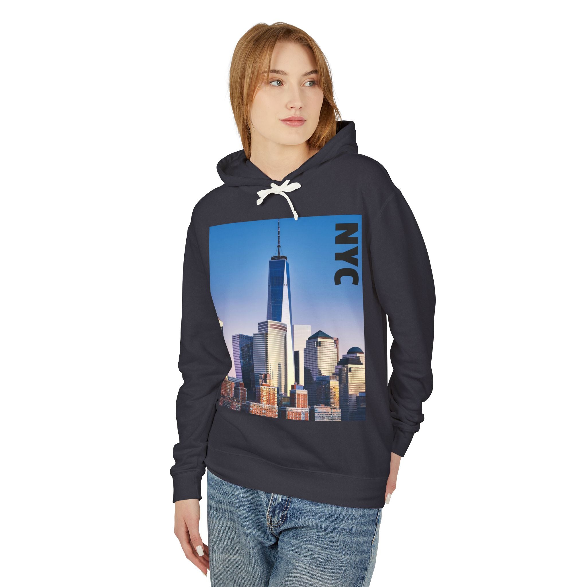 Viringee NYC Skyline Unisex Hooded Sweatshirt