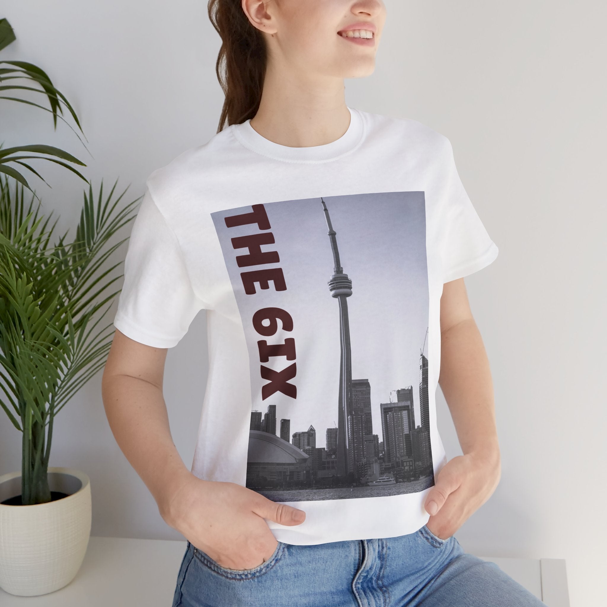 Toronto The Six T-shirt, unisex short sleeve style