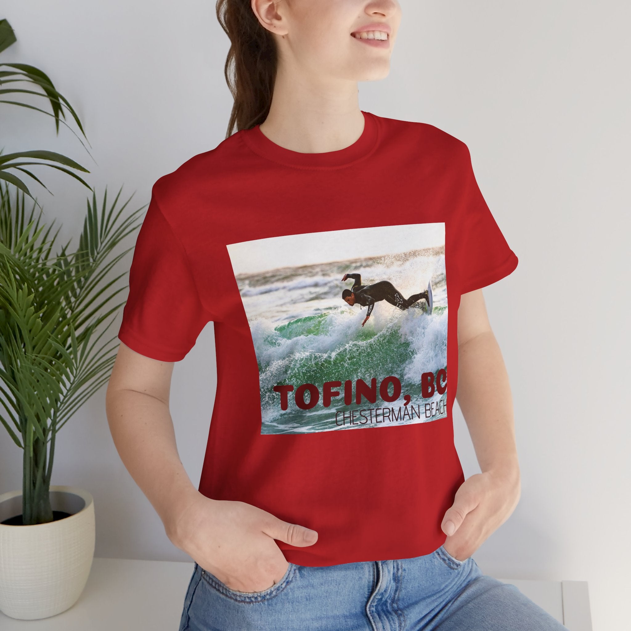 Viringee Tofino Chesterman Beach Surfing Graphic Tee