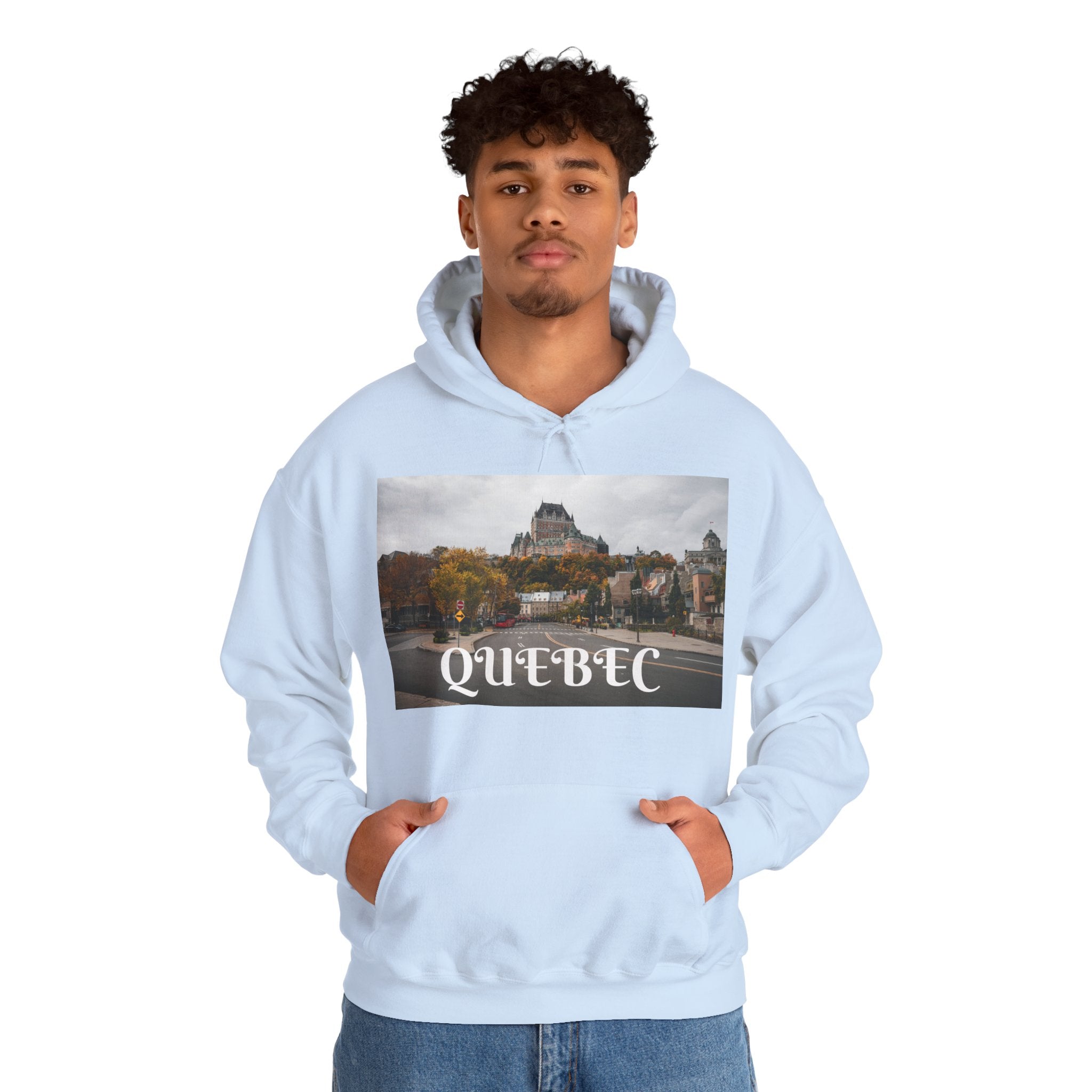 Viringee Quebec Architecture Unisex Hoodie / Hoodie Unisexe Viringee Architecture du Québec