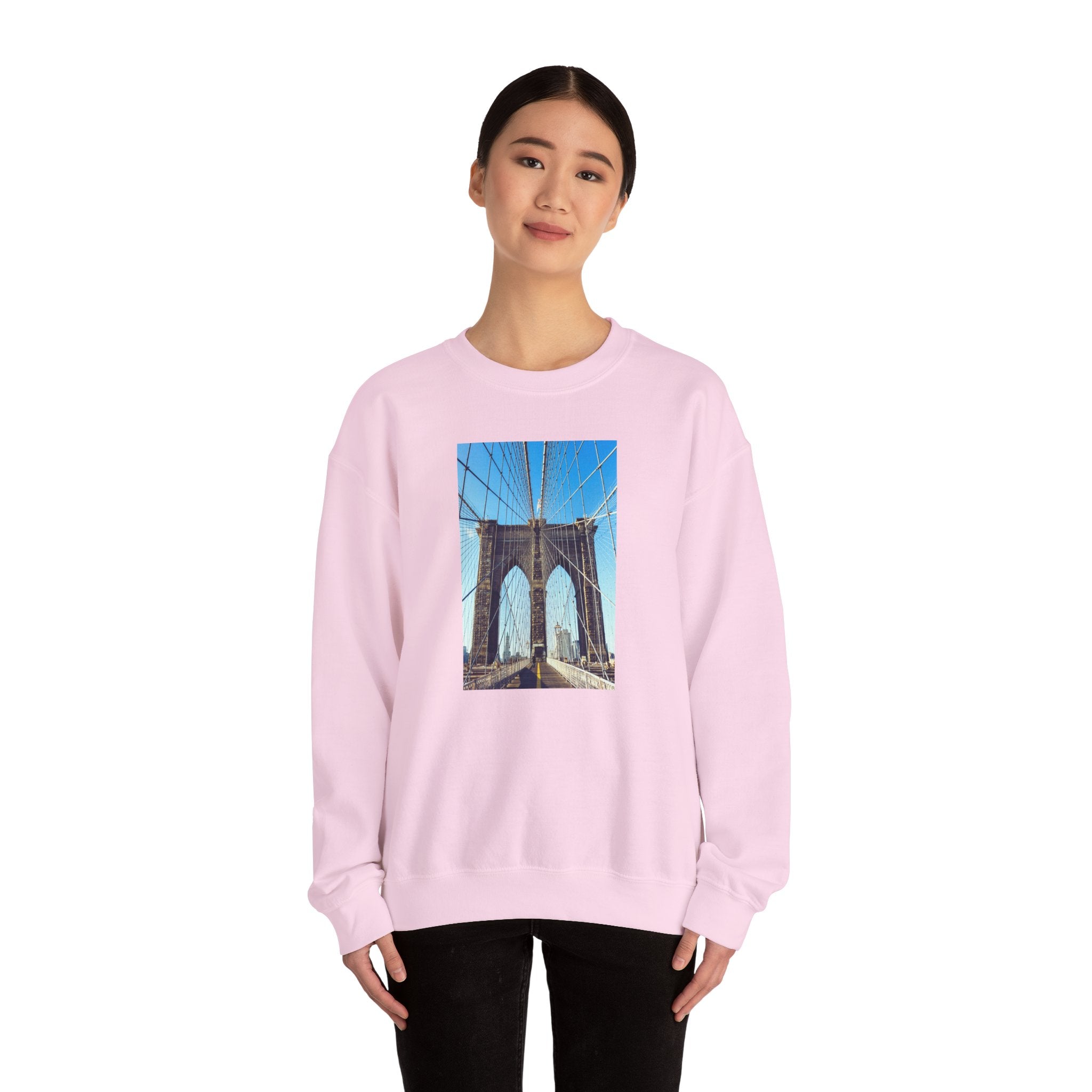 Viringee Brooklyn Bridge Crewneck Sweatshirt