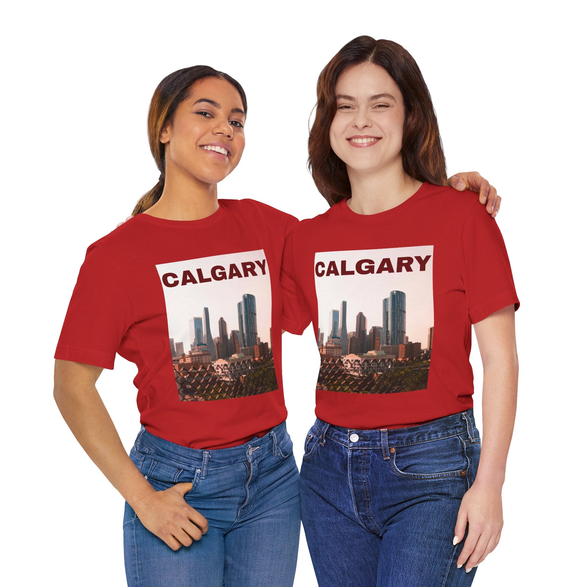 Viringee Calgary Skyline Unisex Tee