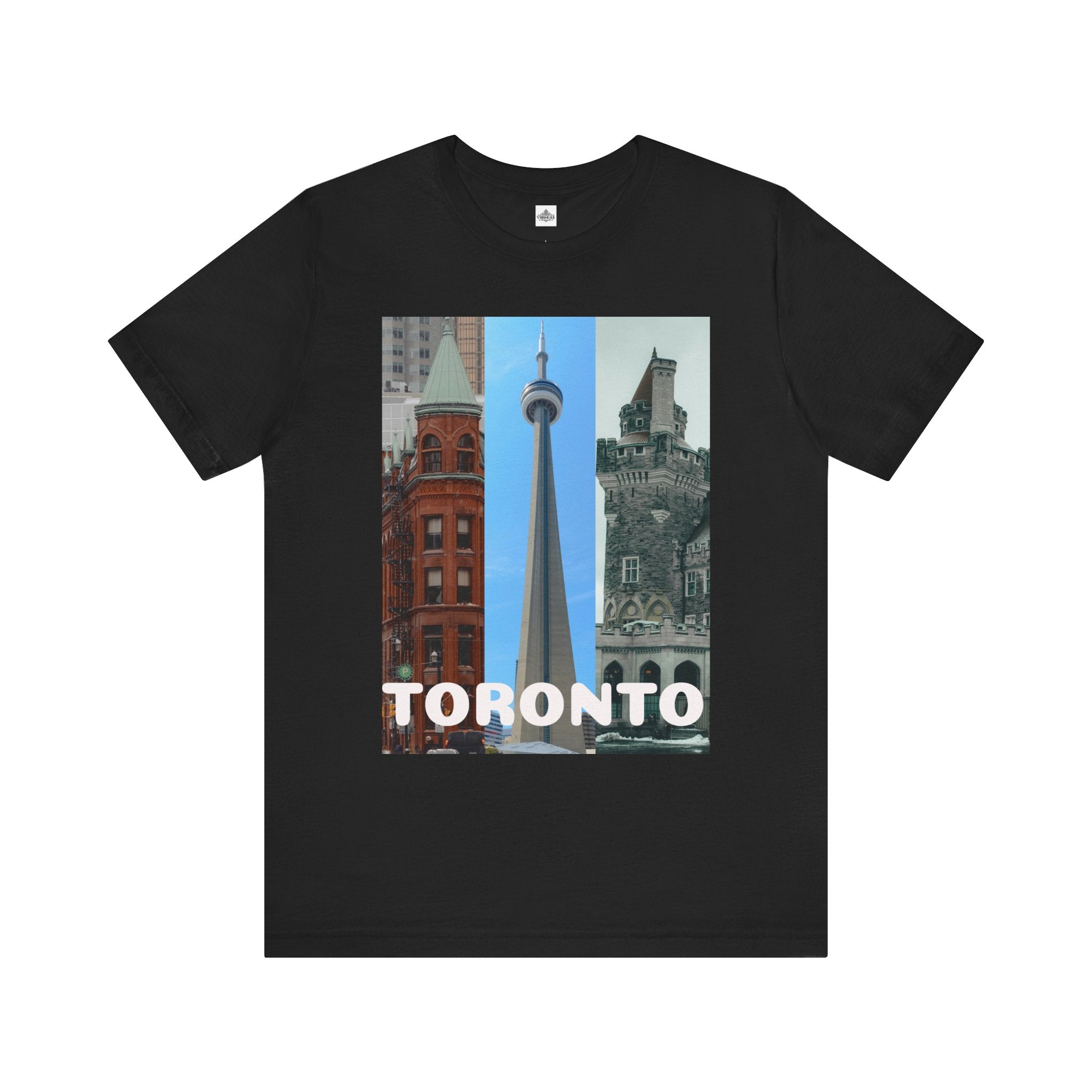 Viringee Toronto Sightseeing Landmarks Graphic T Shirt