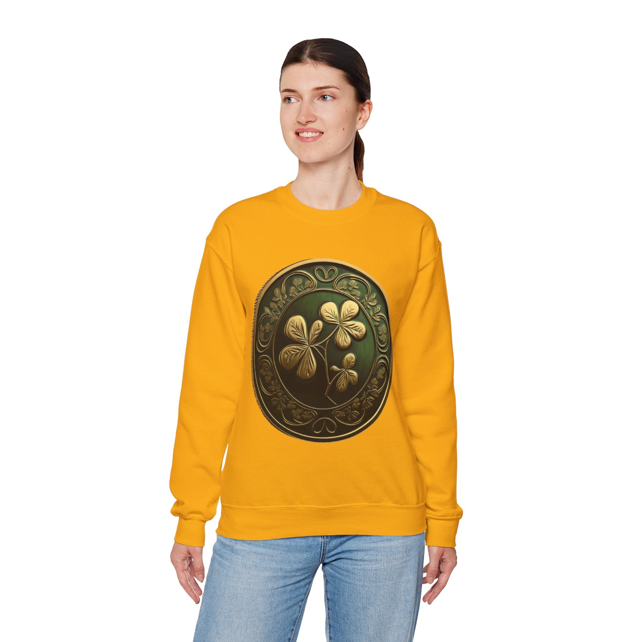 Viringee Seal of leaves Crewneck Sweatshirt