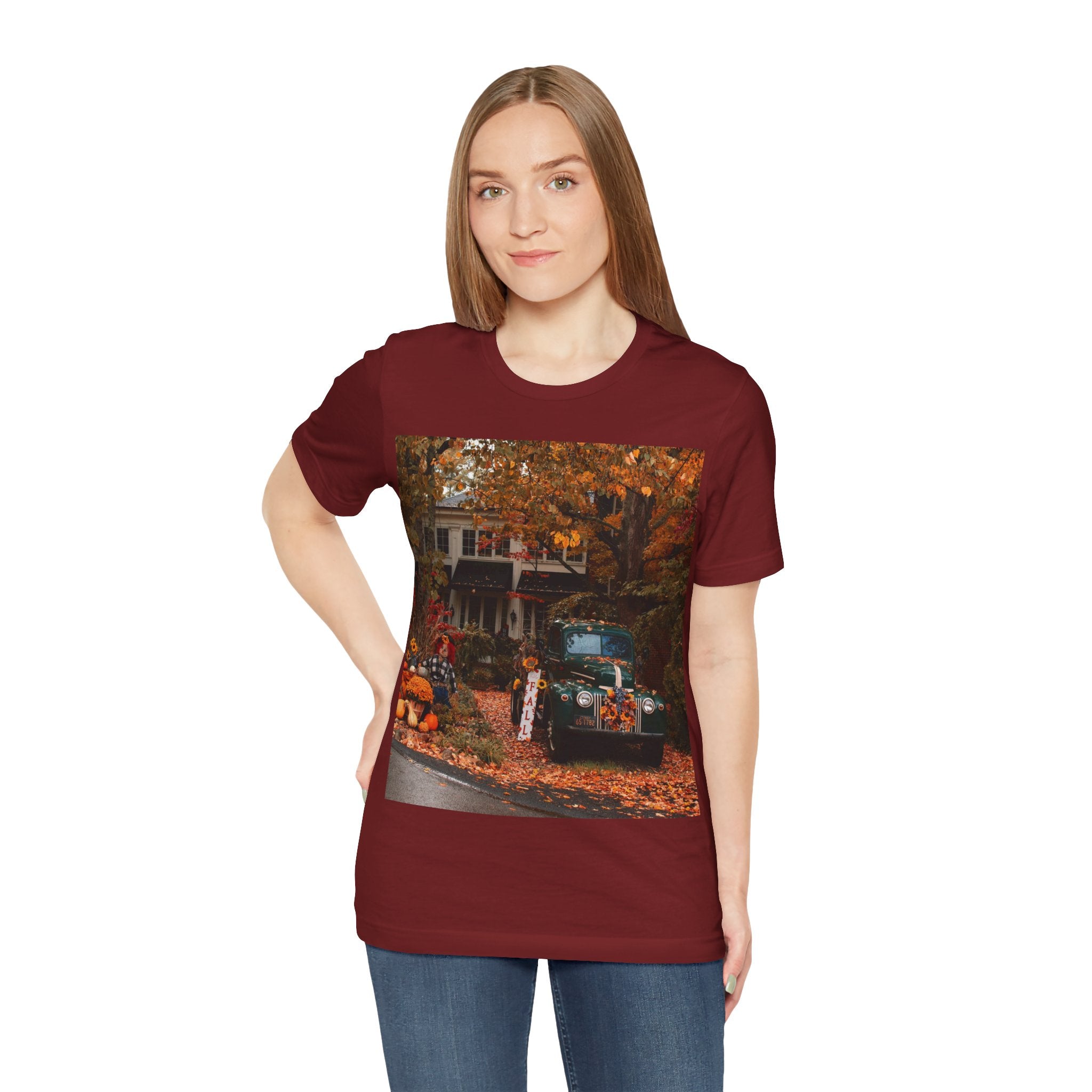 Viringee Autumn Vibes Unisex Jersey T Shirt