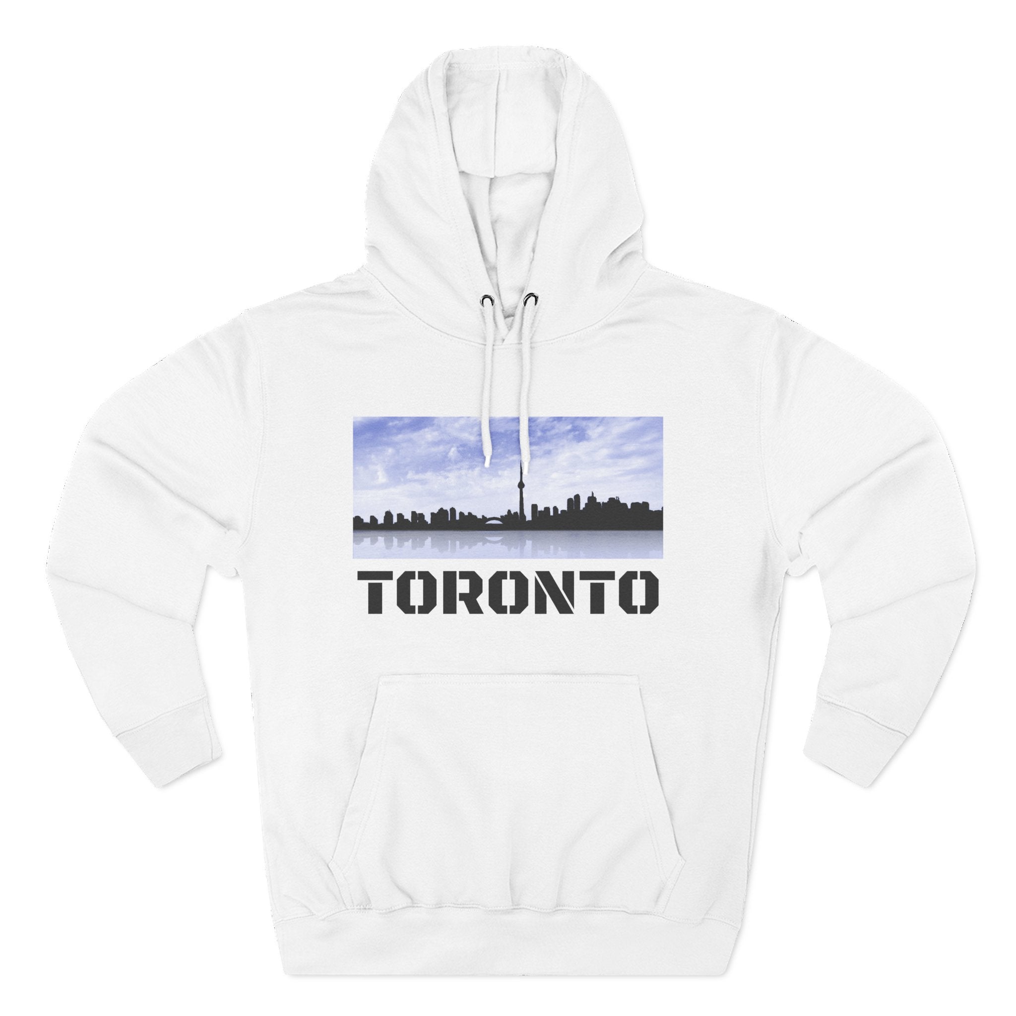 Viringee Toronto Skyline Fleece Hoodie