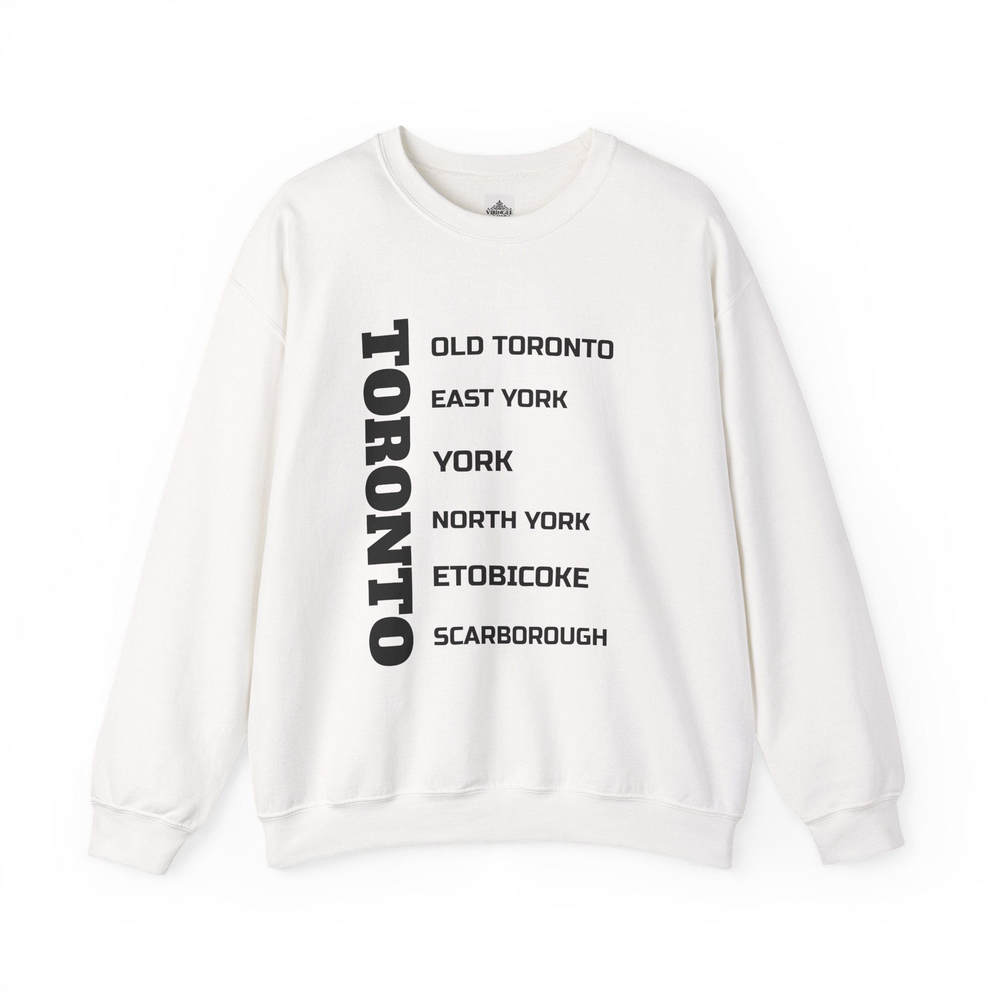 Viringee Toronto Six Boroughs Unisex Crewneck Sweatshirt