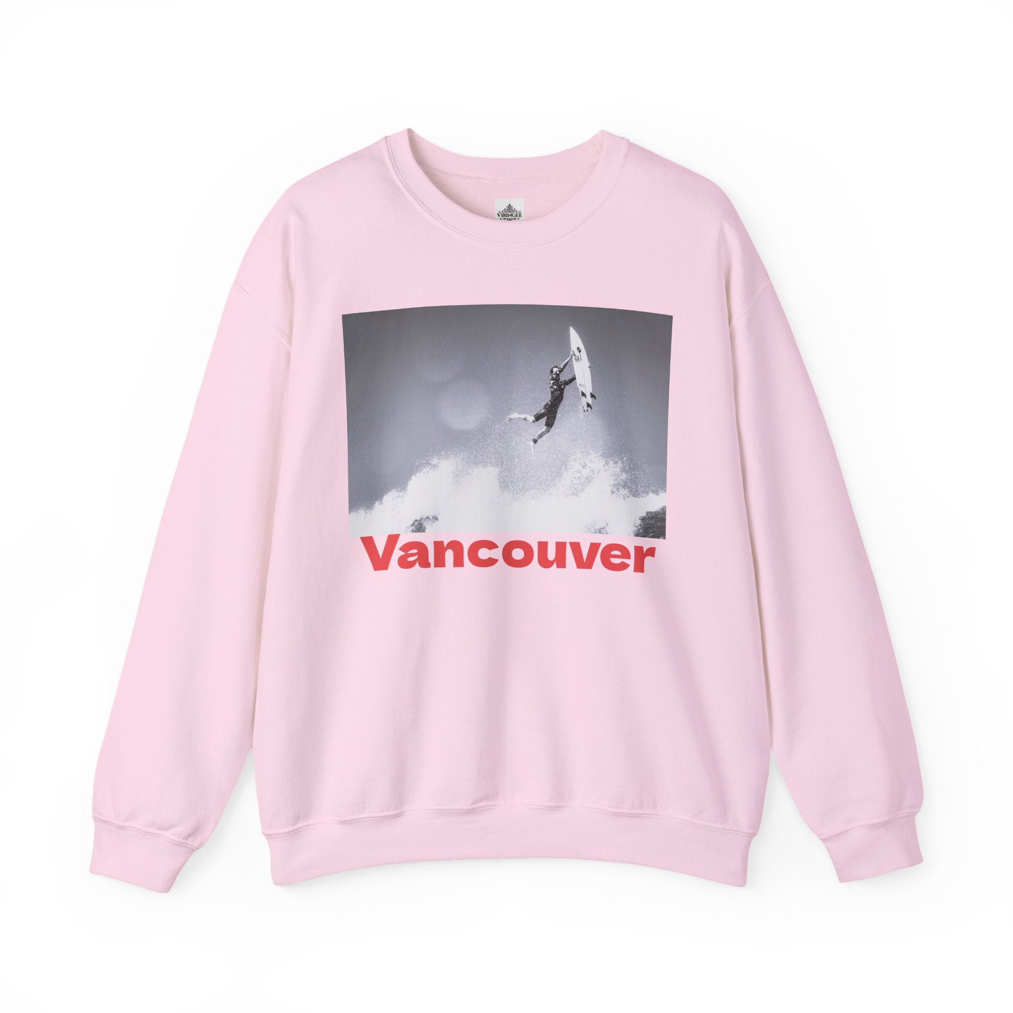 Viringee Vancouver Surf Crewneck Unisex Sweatshirt