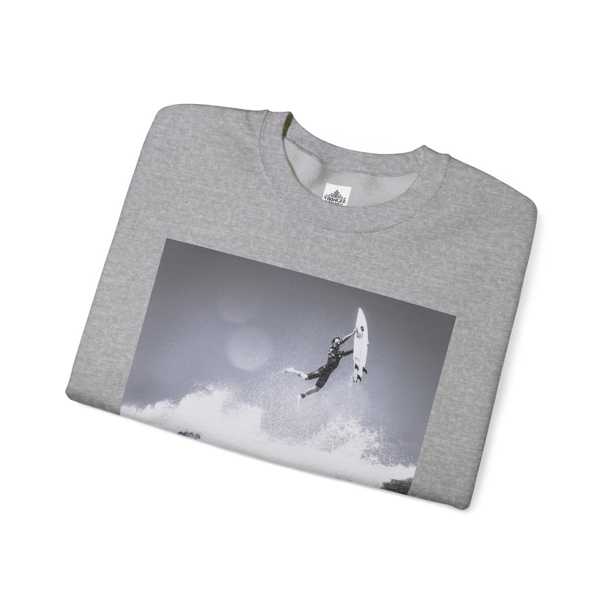 Viringee Vancouver Surf Crewneck Unisex Sweatshirt