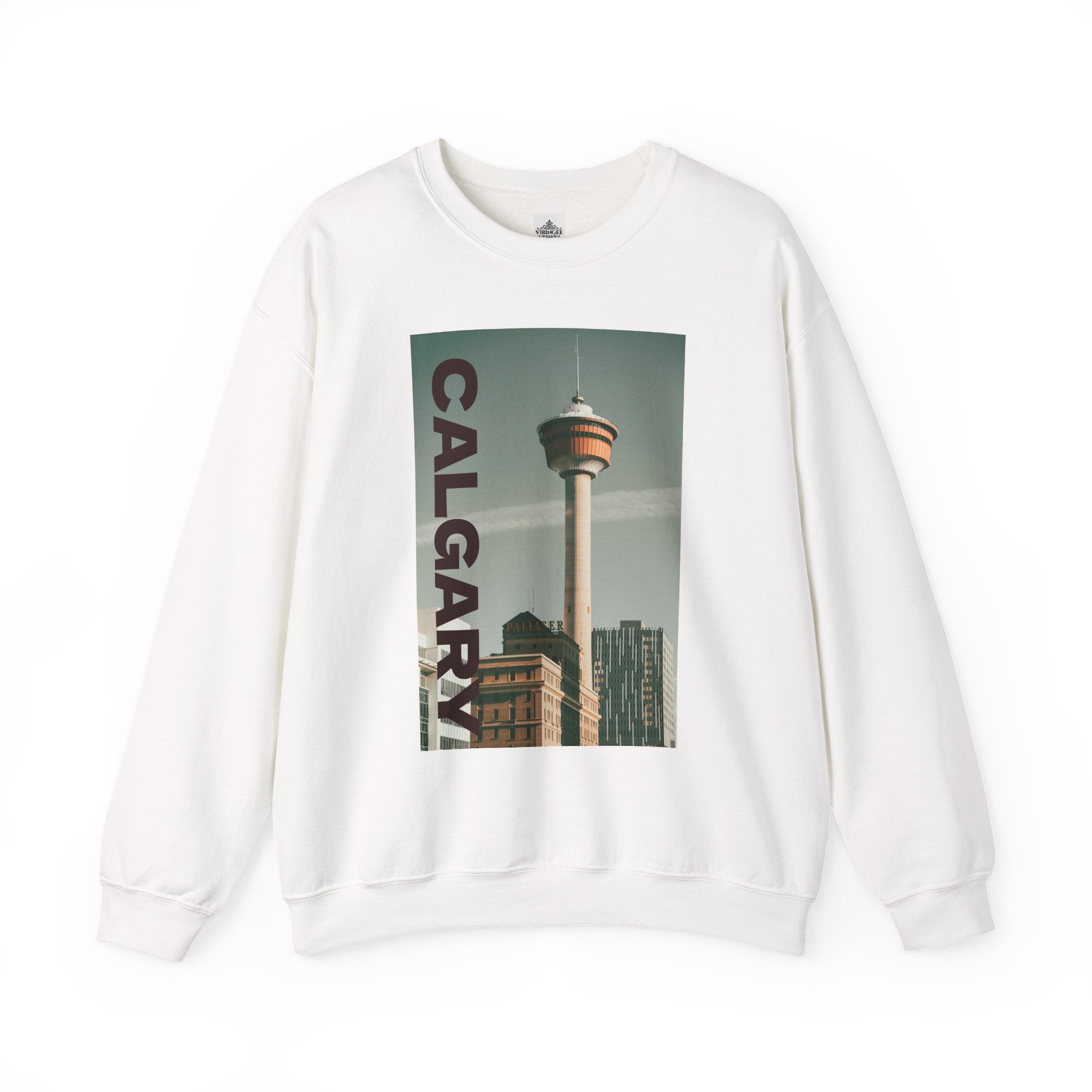 Viringee Calgary Tower Crewneck Sweatshirt