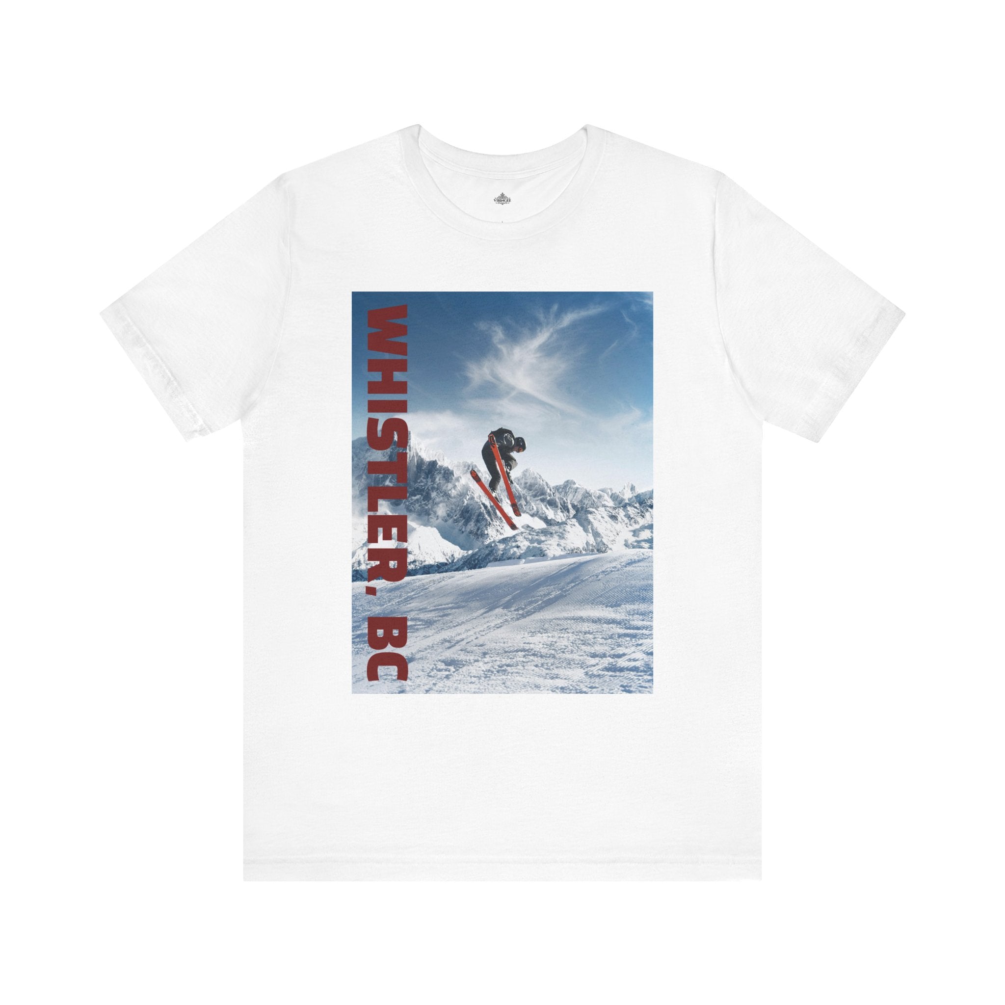 Viringee Whistler BC Snowboarder Short Sleeve Tee