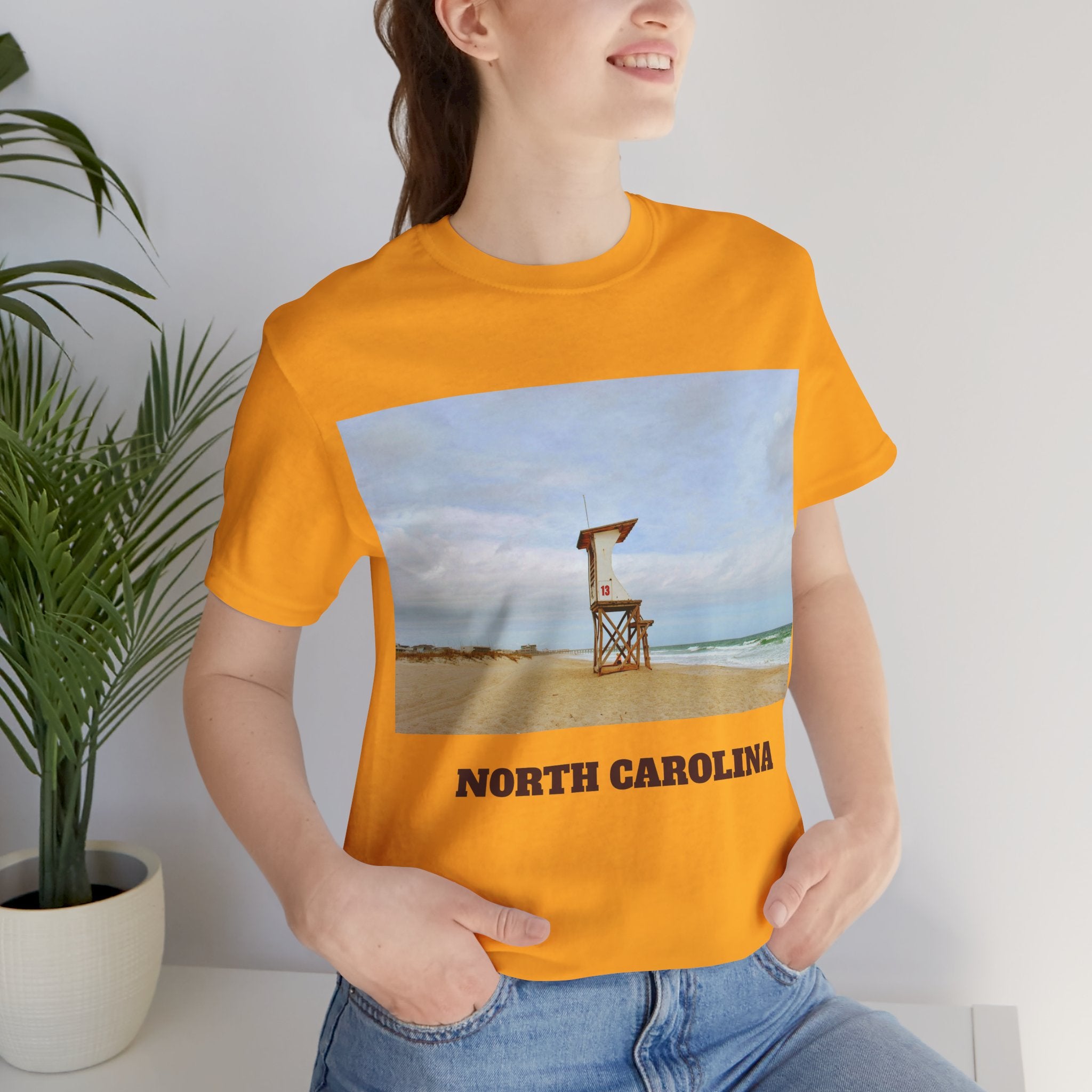 Viringee North Carolina Beach Life Unisex T-Shirt