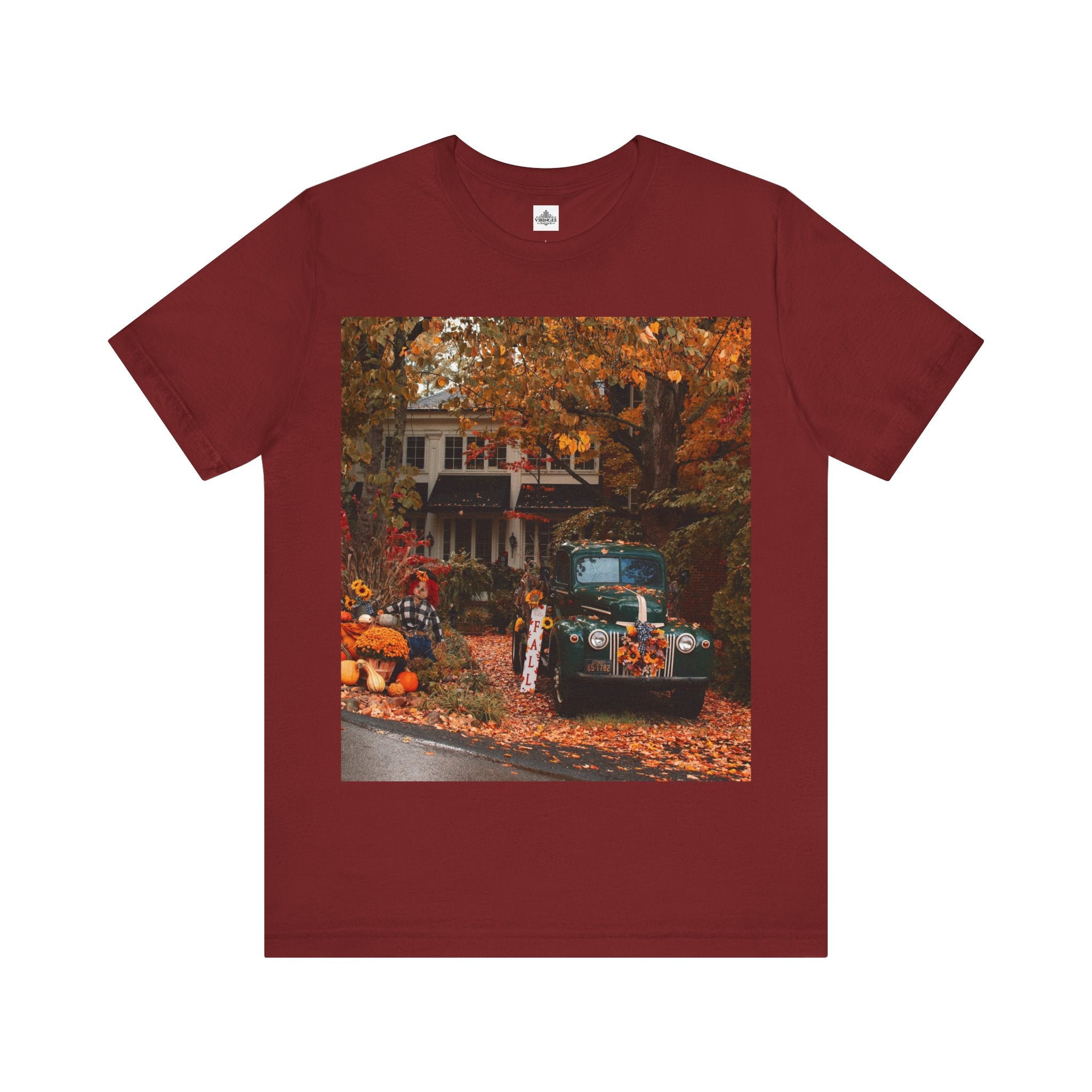 Viringee Autumn Vibes Unisex Jersey T Shirt