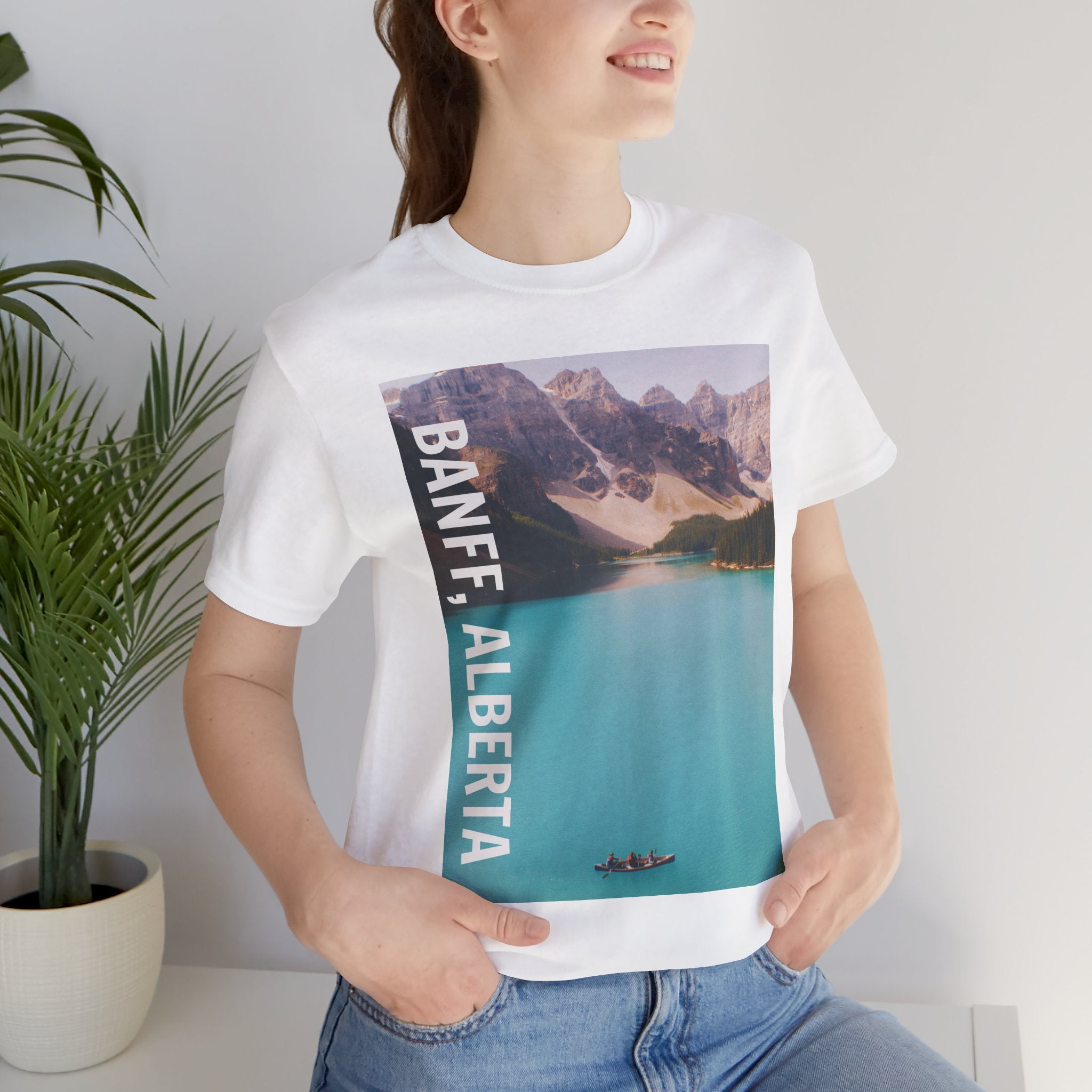 Unisex Banff T-shirt with outdoor adventure design