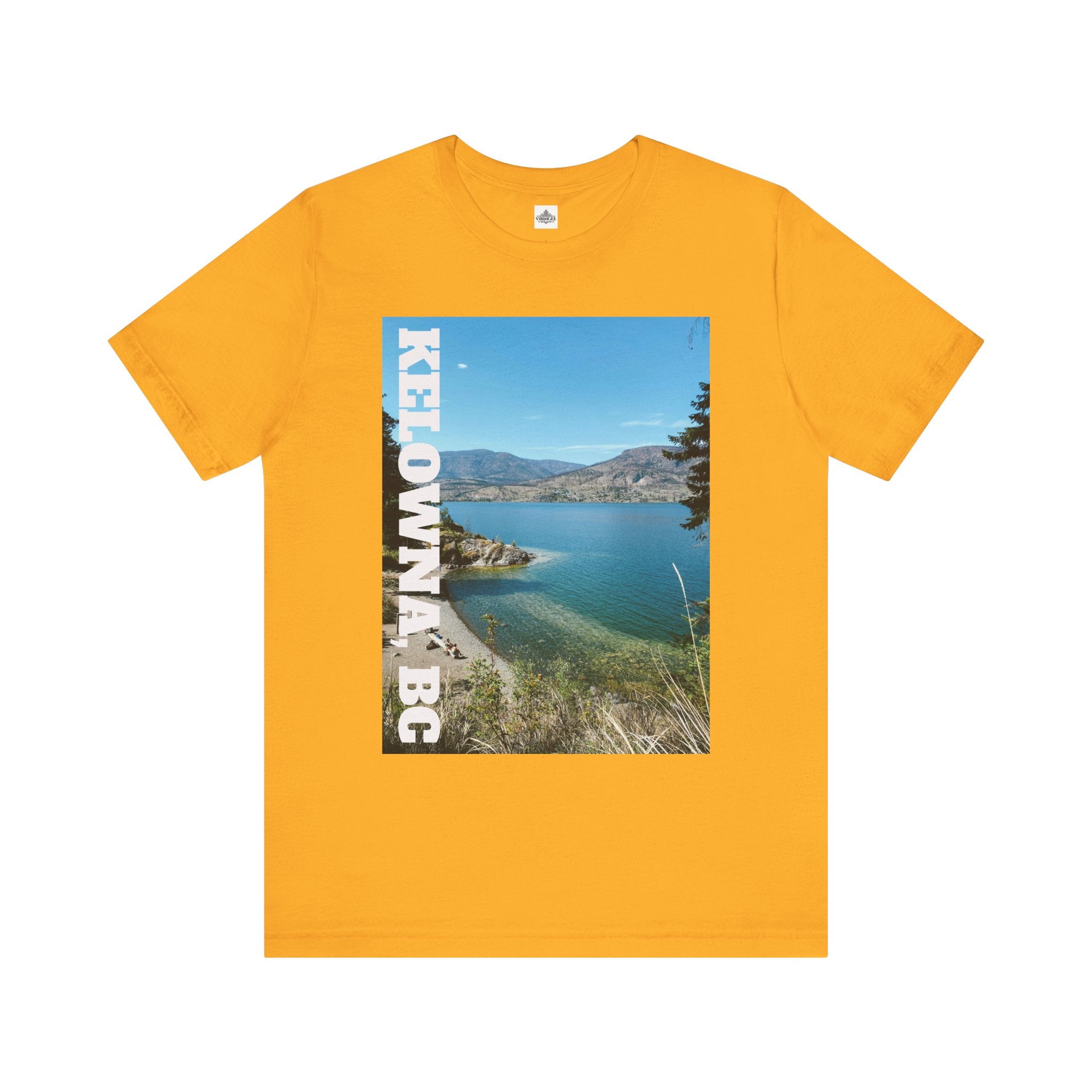 Viringee Kelowna BC scenic T-shirt, unisex short sleeve