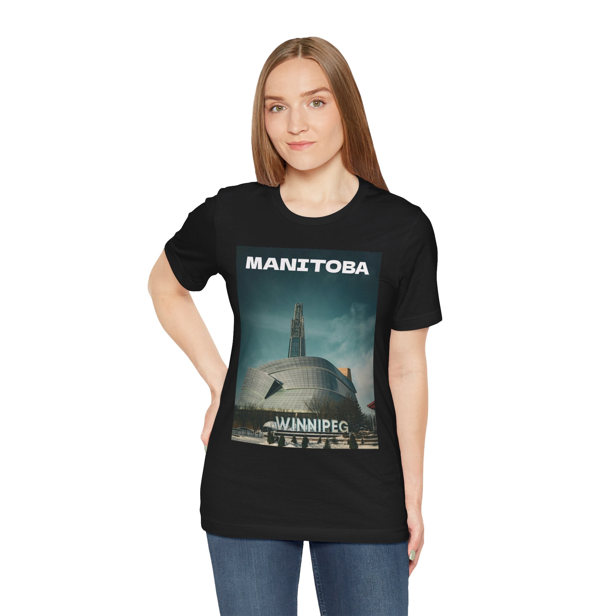 Vintage Manitoba Cityscape Graphic Tee