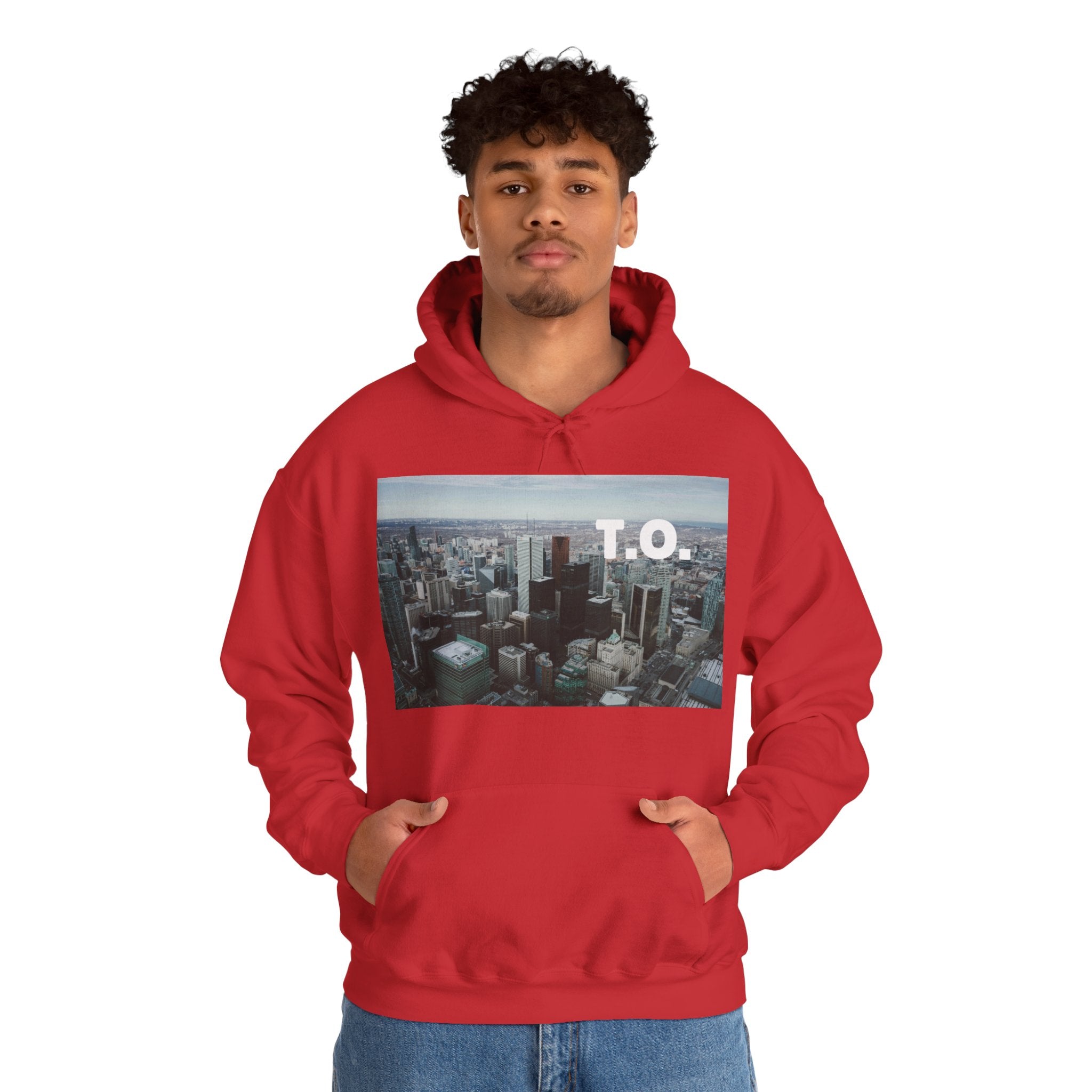 Viringee Toronto T.O. Urban Skyline Unisex Hoodie