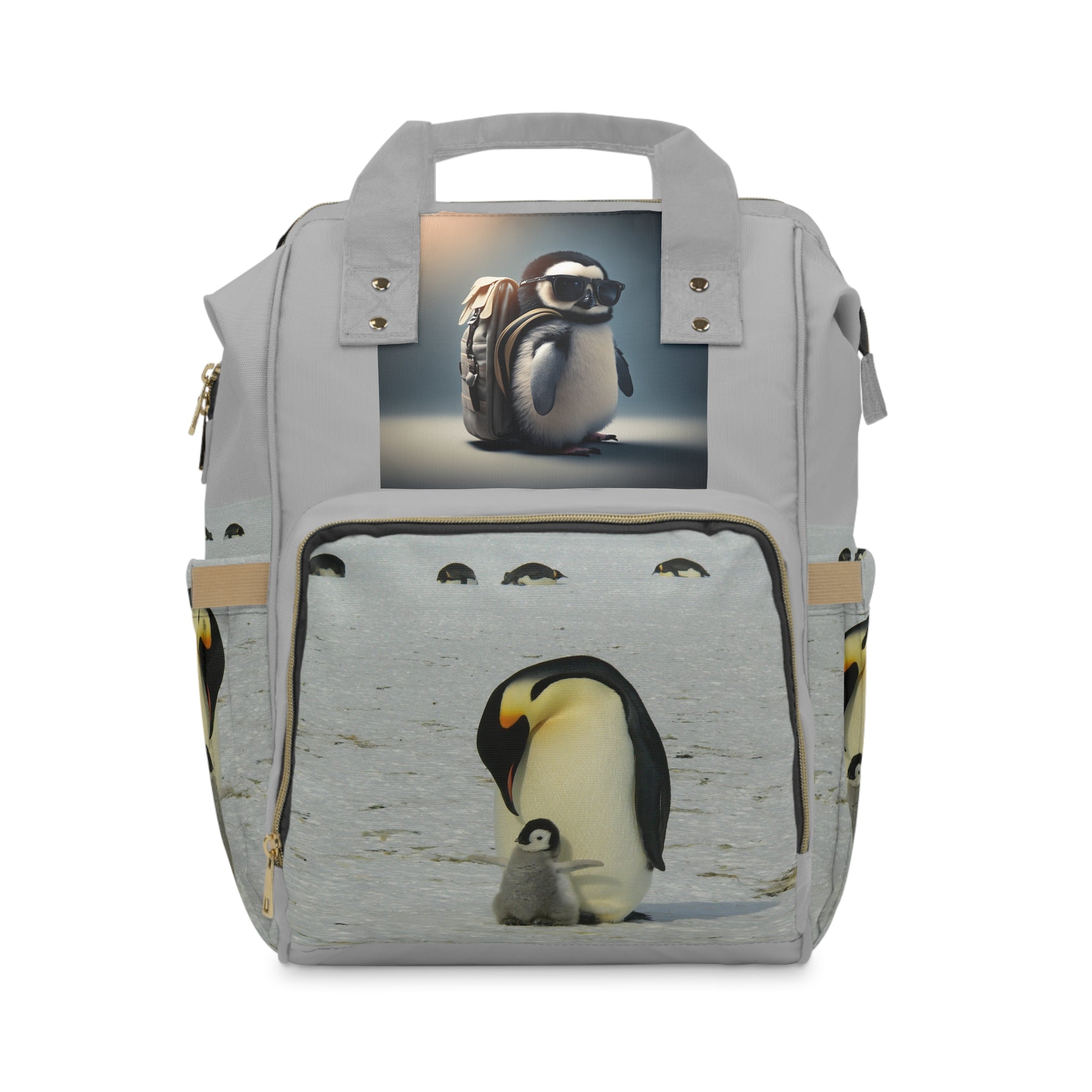 Viringee Penguin-Themed New Parent Backpack