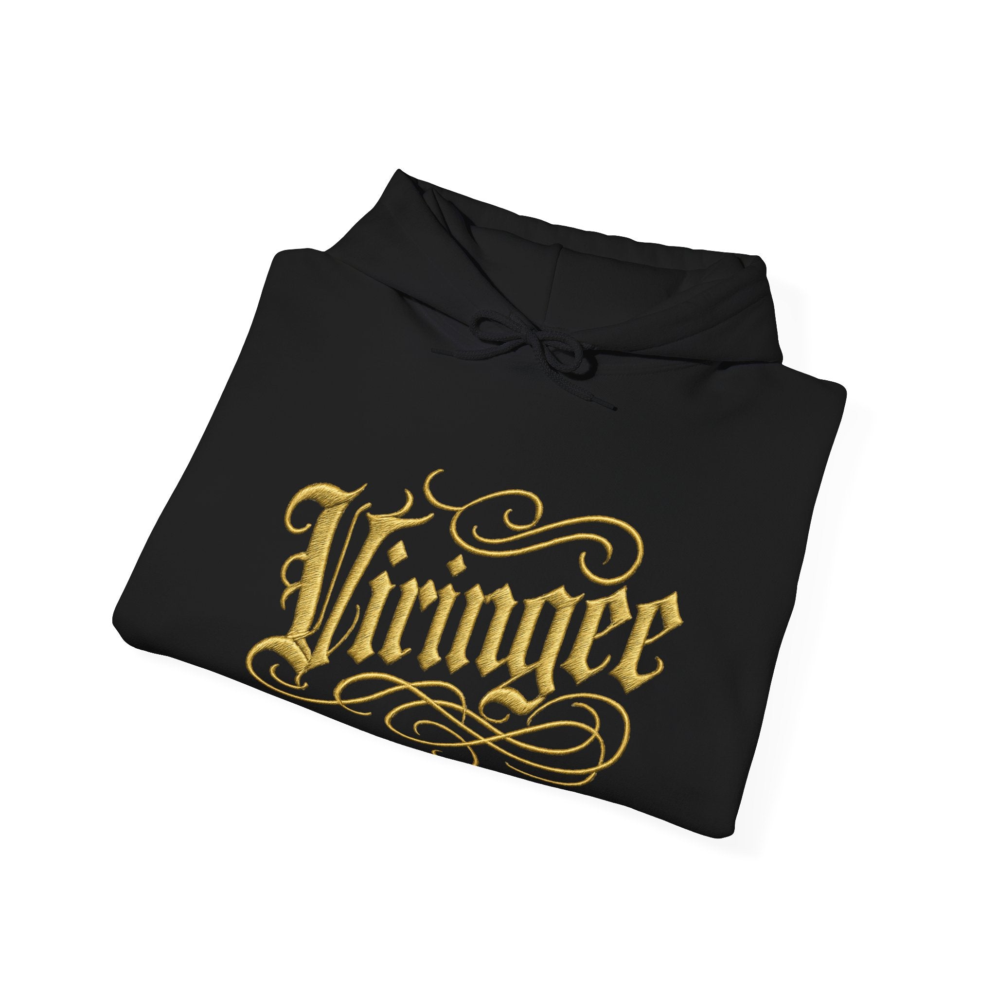 Viringee Gold Script Unisex Hoodie