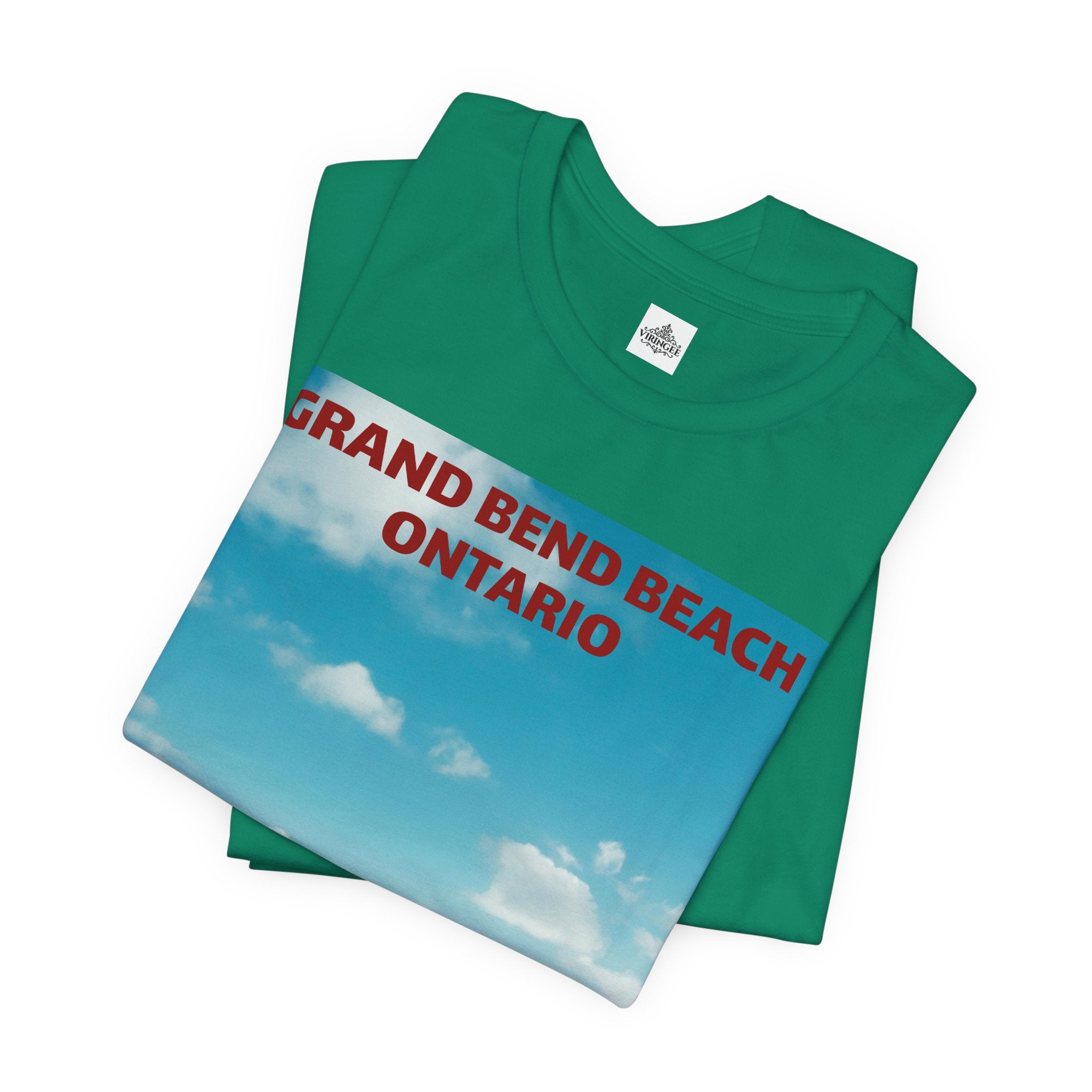 Viringee Grand Bend Beach Ontario Unisex Jersey Beach Tee
